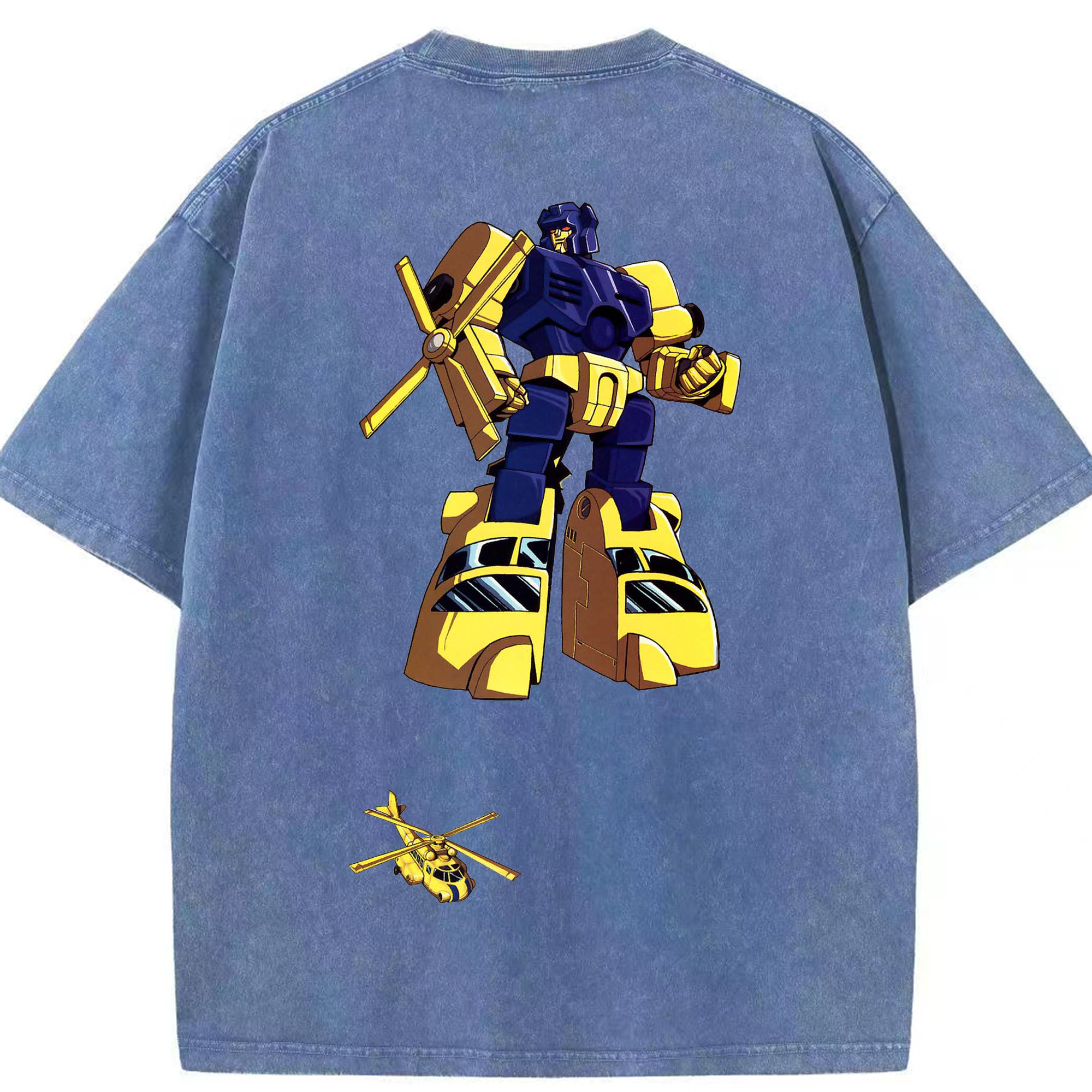 （画像用）  綿100% ヴィンテージ風 半袖Tシャツ（背面プリント）