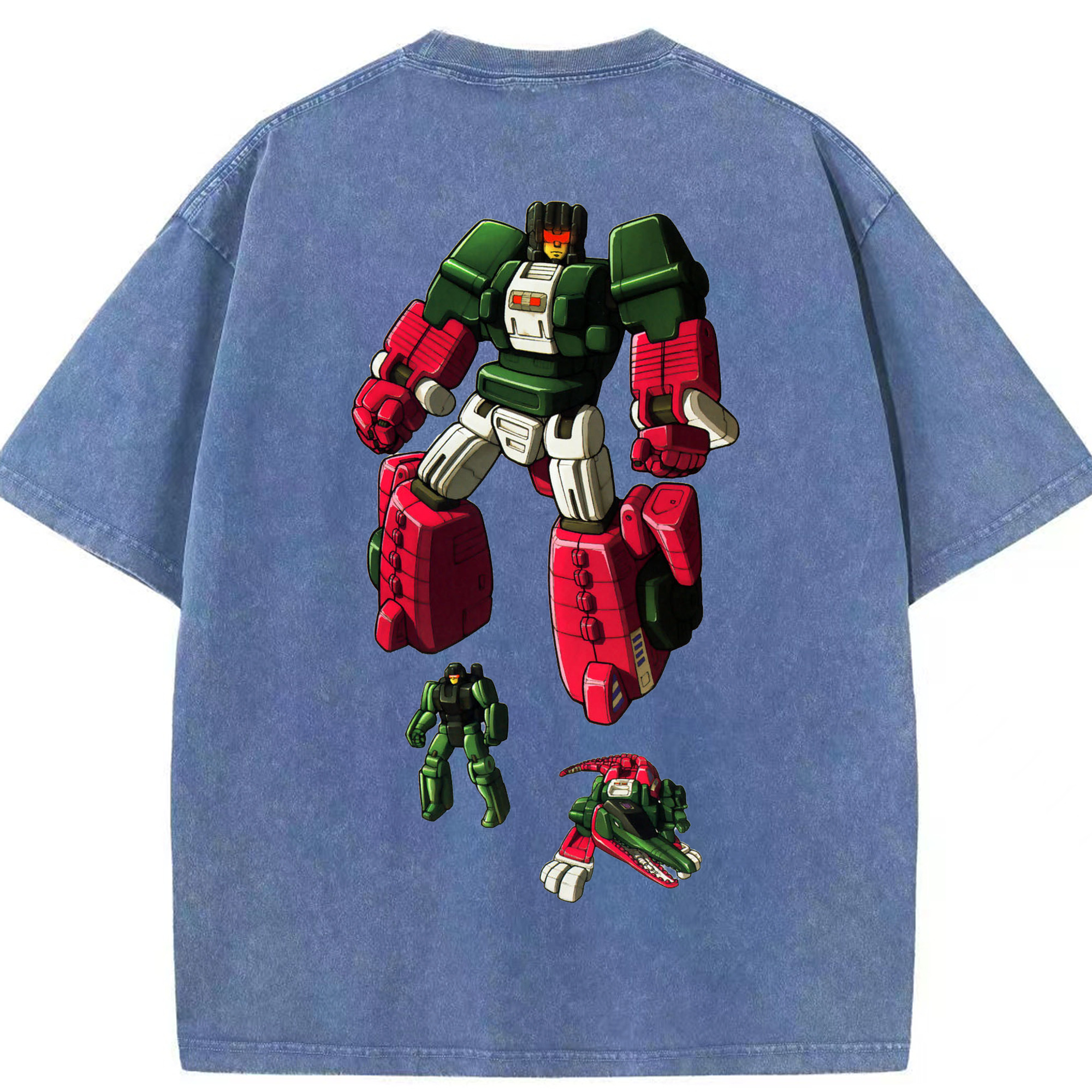 （画像用）  綿100% ヴィンテージ風 半袖Tシャツ（背面プリント）