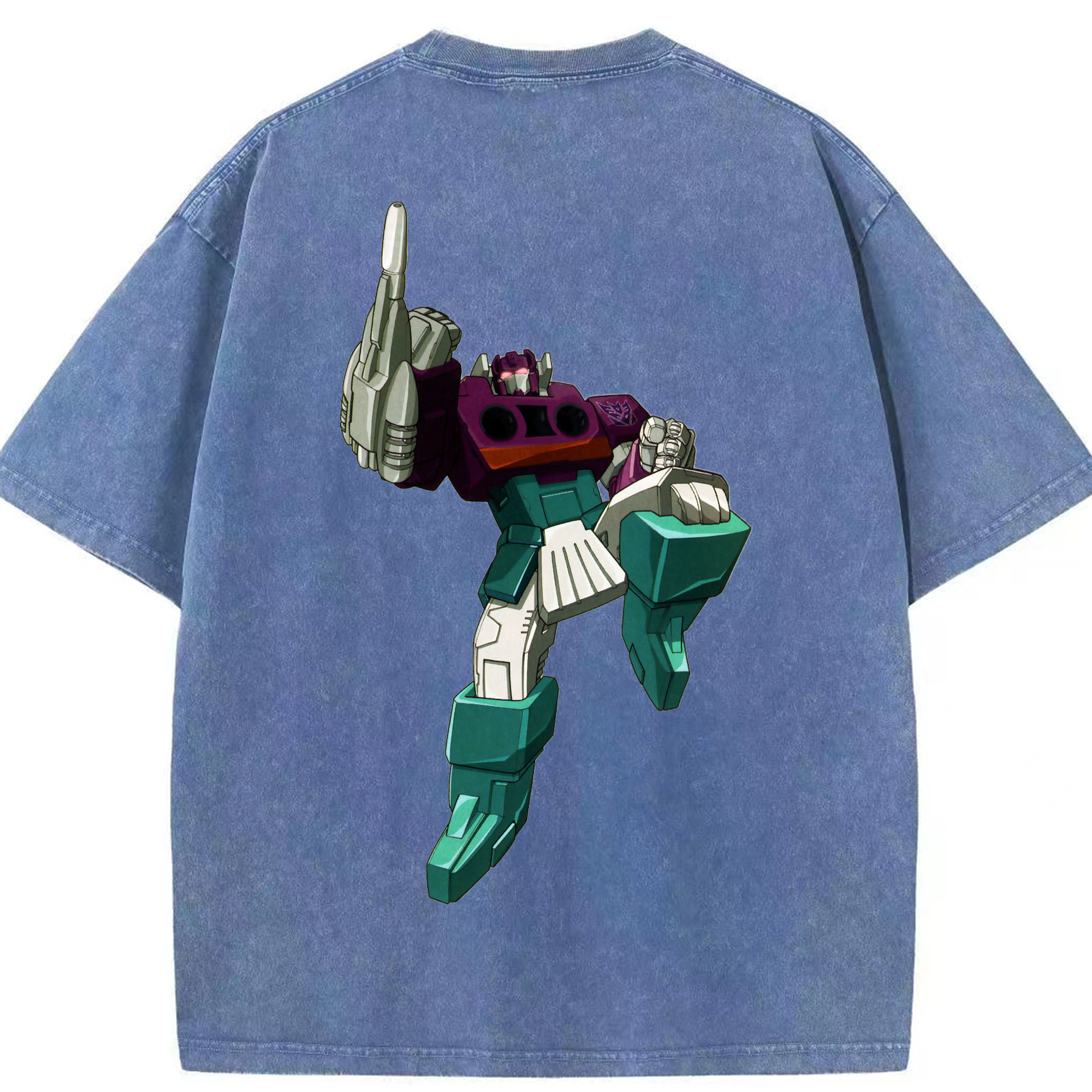 （画像用）  綿100% ヴィンテージ風 半袖Tシャツ（背面プリント）