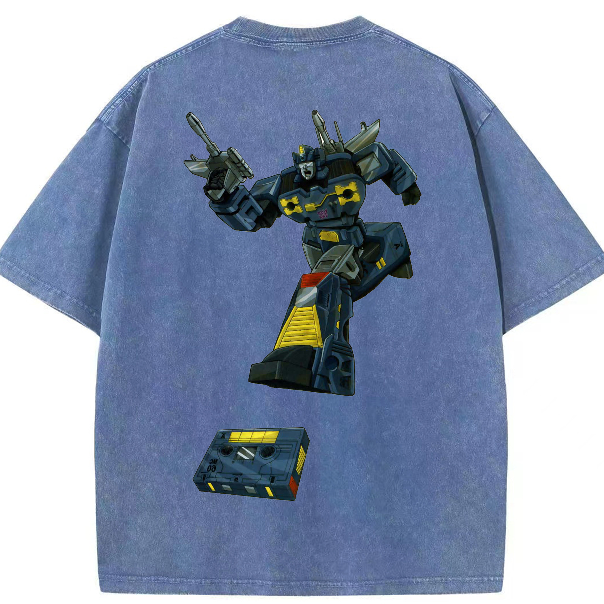 （画像用）  綿100% ヴィンテージ風 半袖Tシャツ（背面プリント）