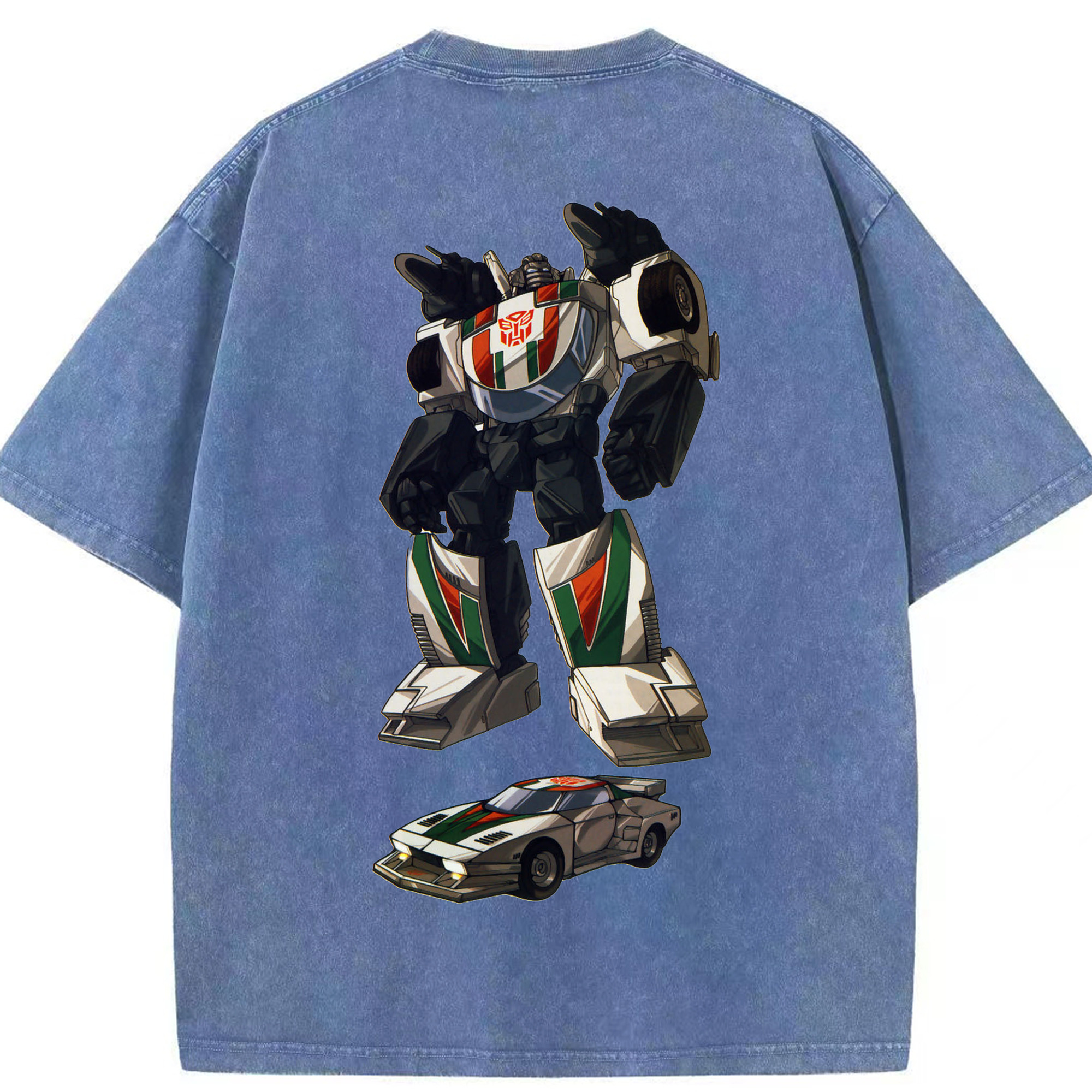（画像用）  綿100% ヴィンテージ風 半袖Tシャツ（背面プリント）