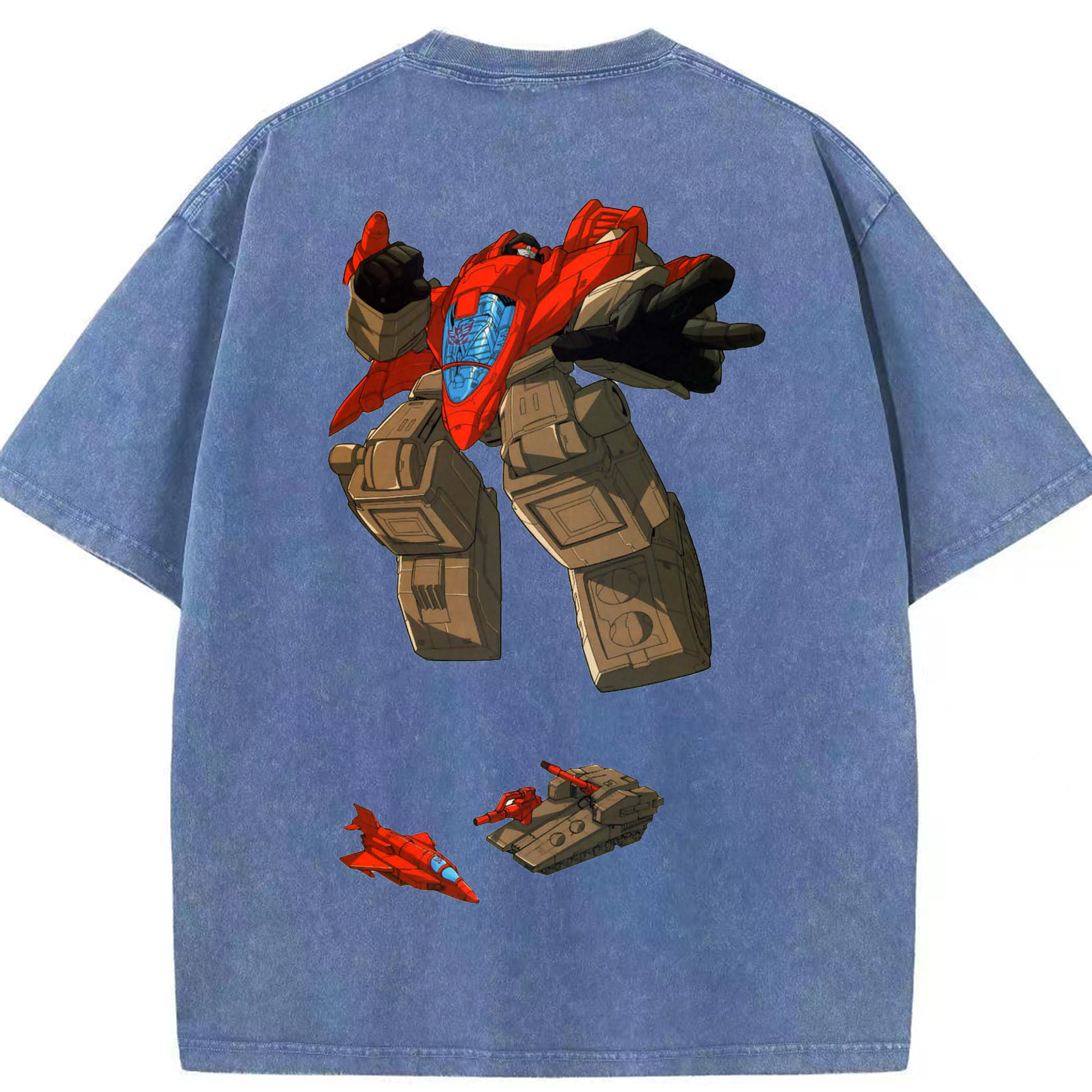 （画像用）  綿100% ヴィンテージ風 半袖Tシャツ（背面プリント）