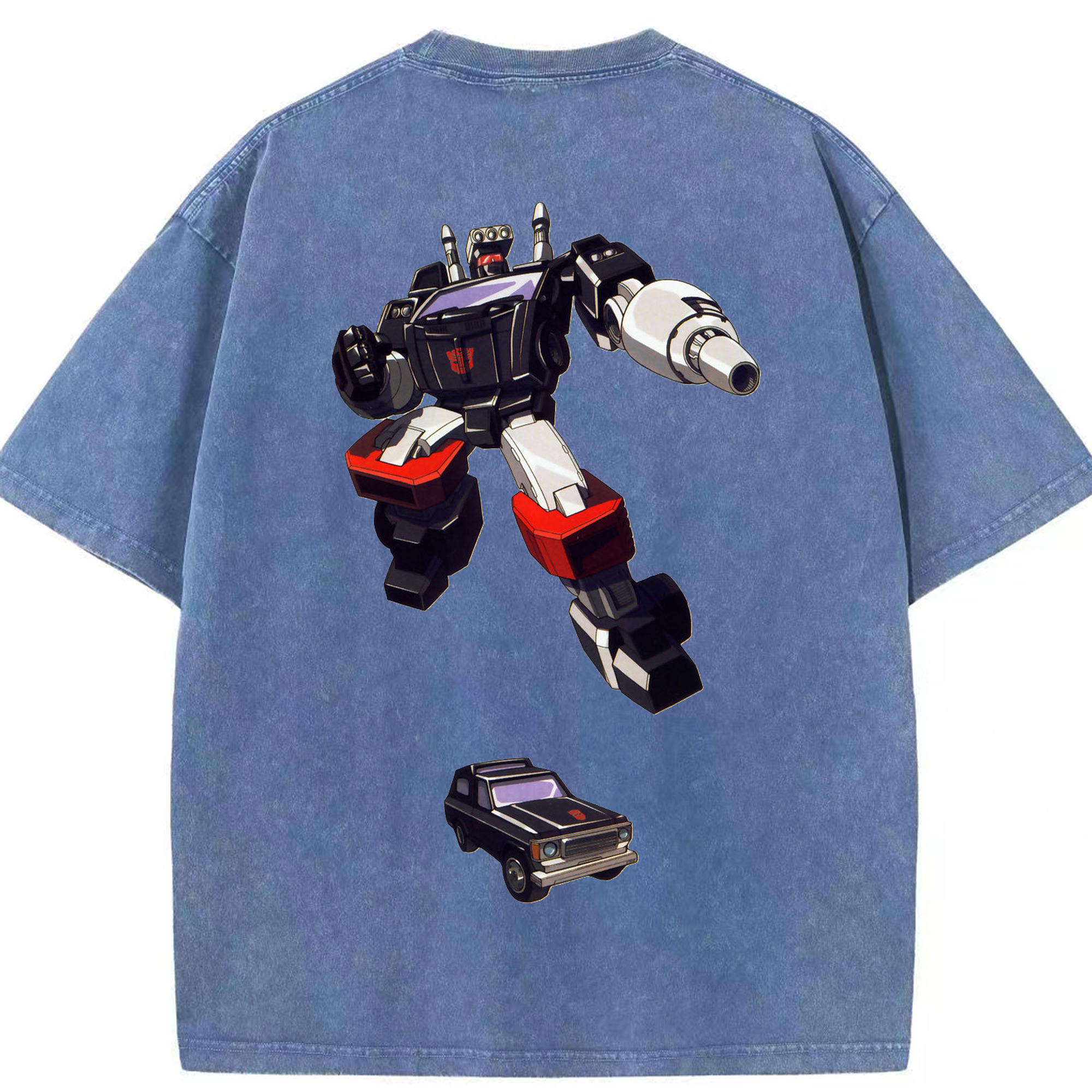 （画像用）  綿100% ヴィンテージ風 半袖Tシャツ（背面プリント）