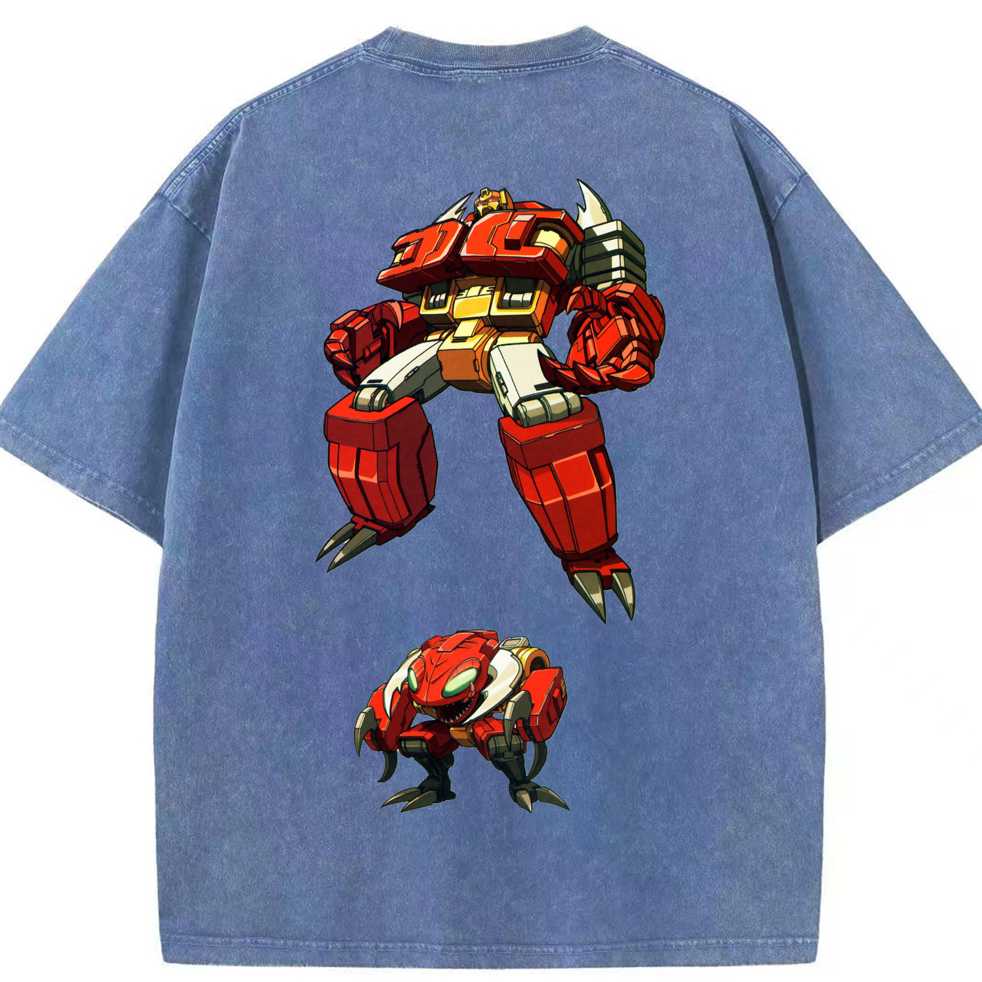 （画像用）  綿100% ヴィンテージ風 半袖Tシャツ（背面プリント）