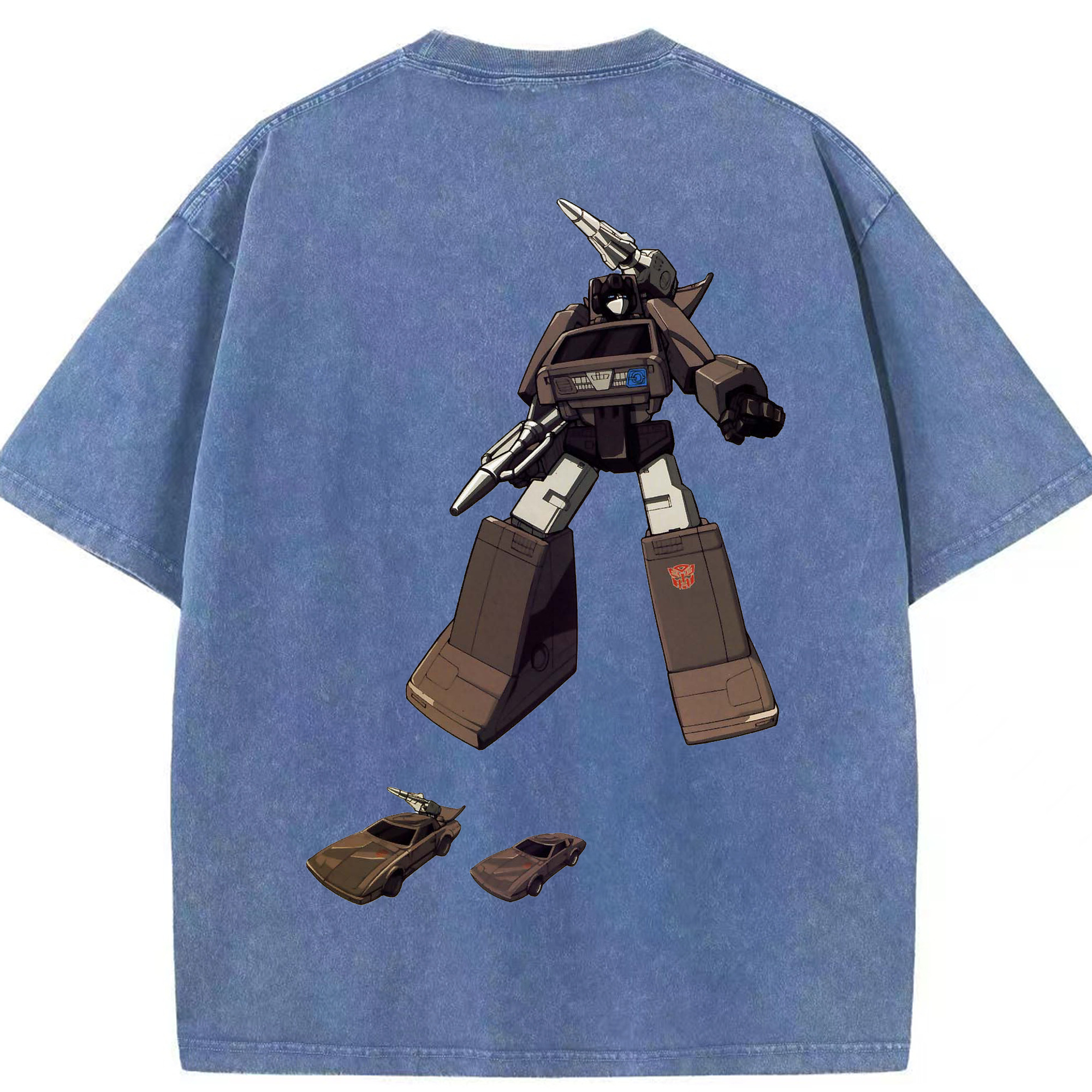 （画像用）  綿100% ヴィンテージ風 半袖Tシャツ（背面プリント）