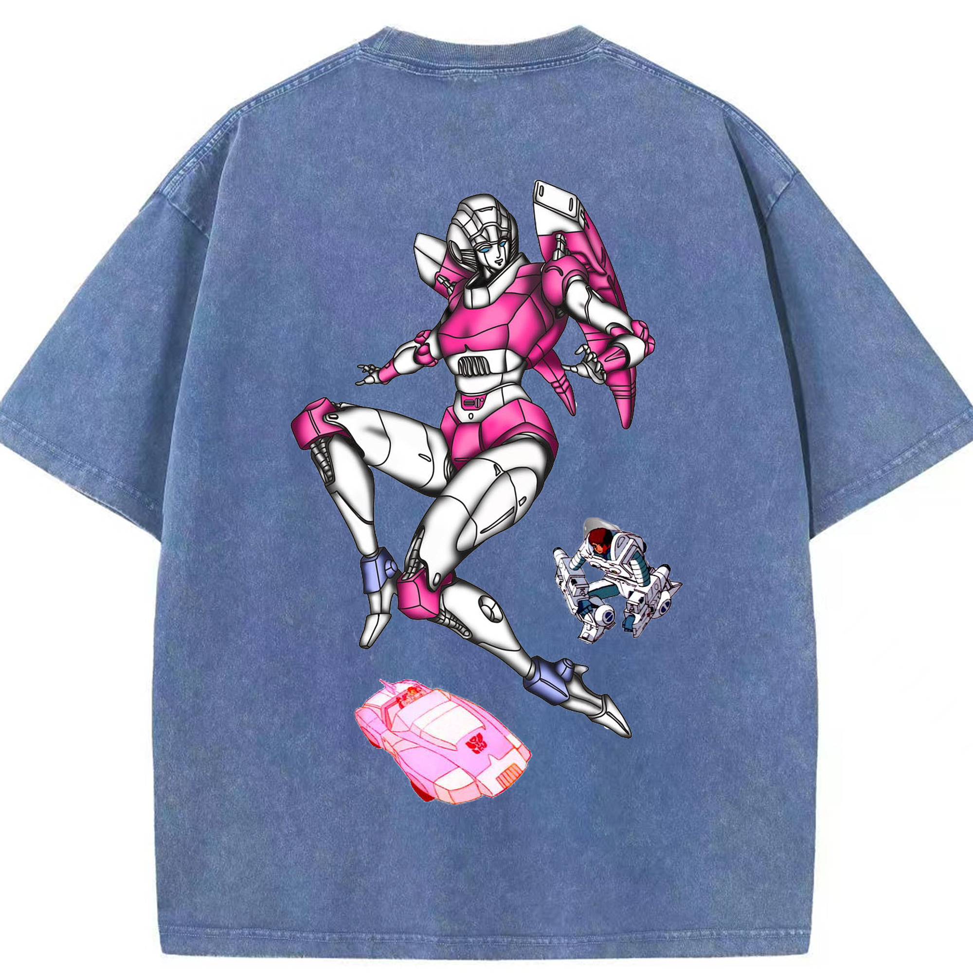 （画像用）  綿100% ヴィンテージ風 半袖Tシャツ（背面プリント）