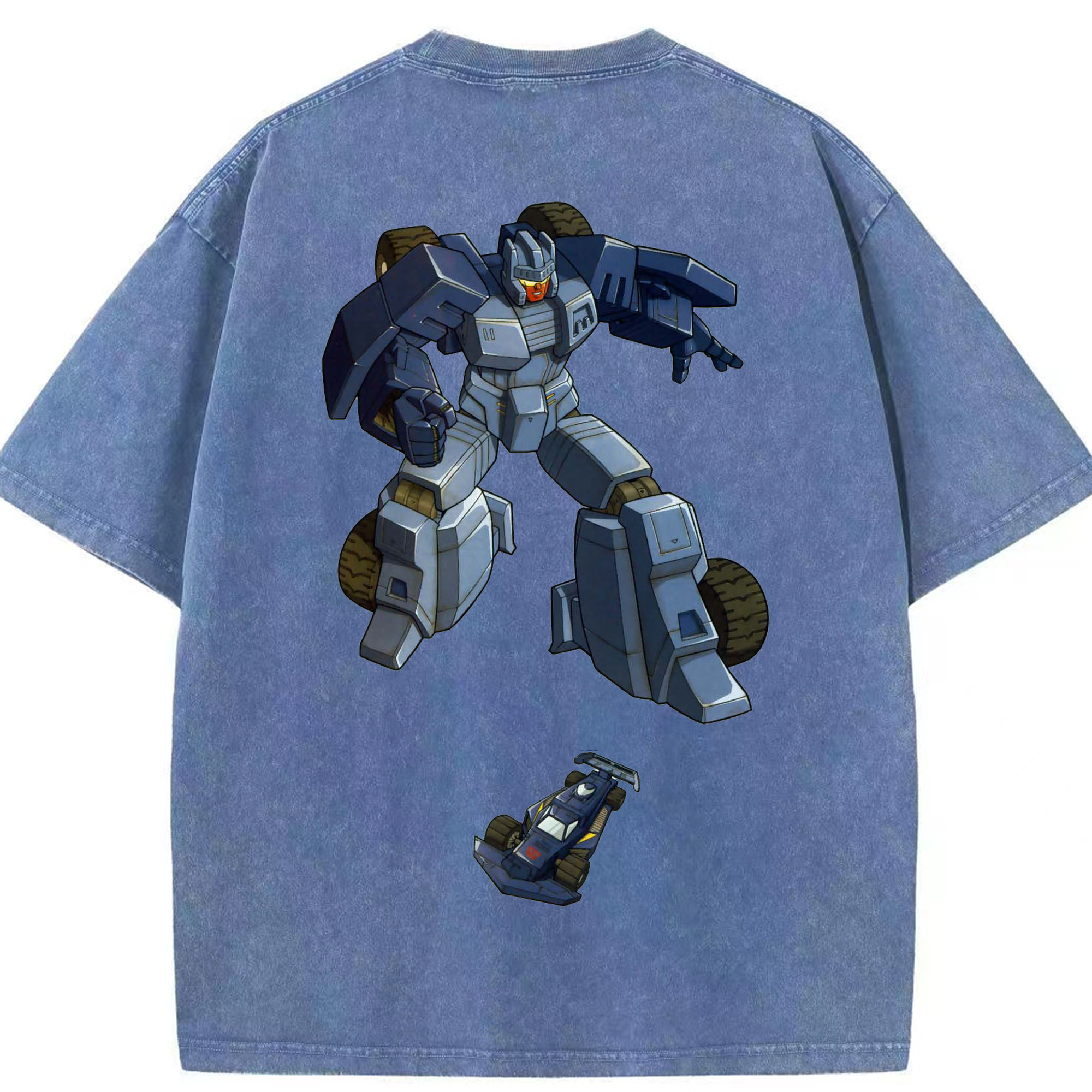 （画像用）  綿100% ヴィンテージ風 半袖Tシャツ（背面プリント）