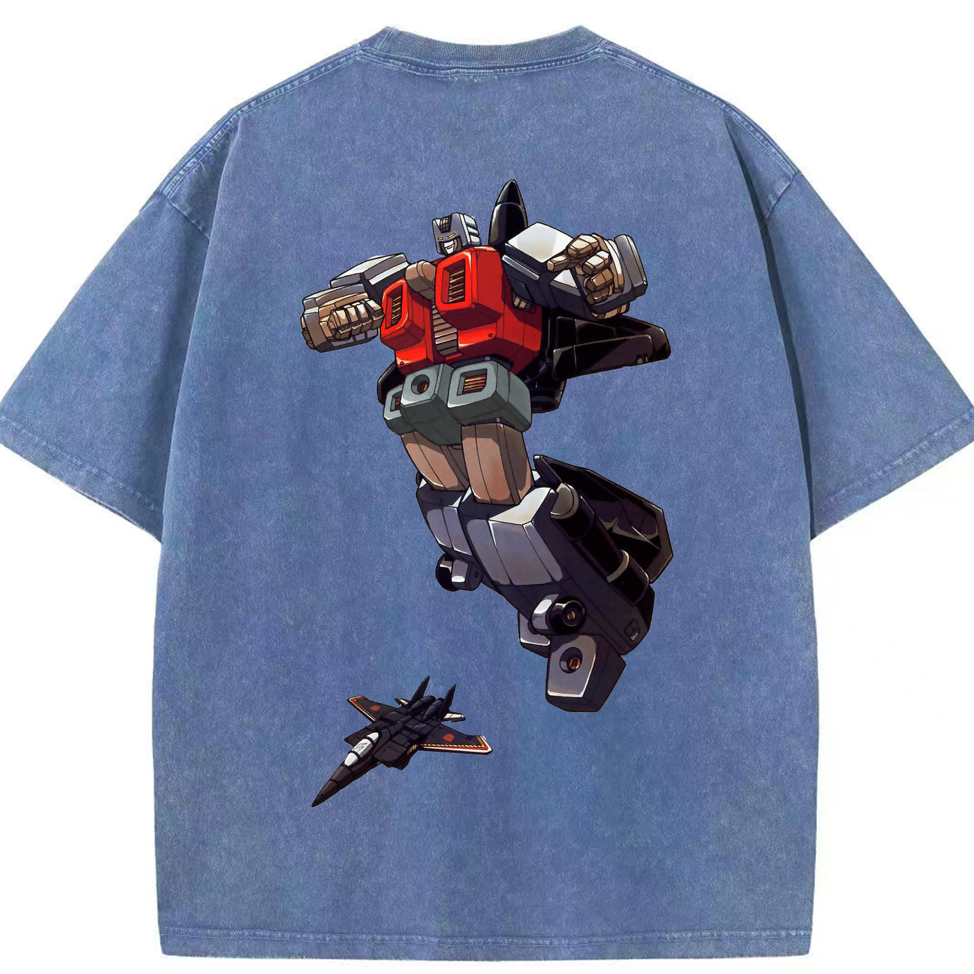 （画像用）  綿100% ヴィンテージ風 半袖Tシャツ（背面プリント）