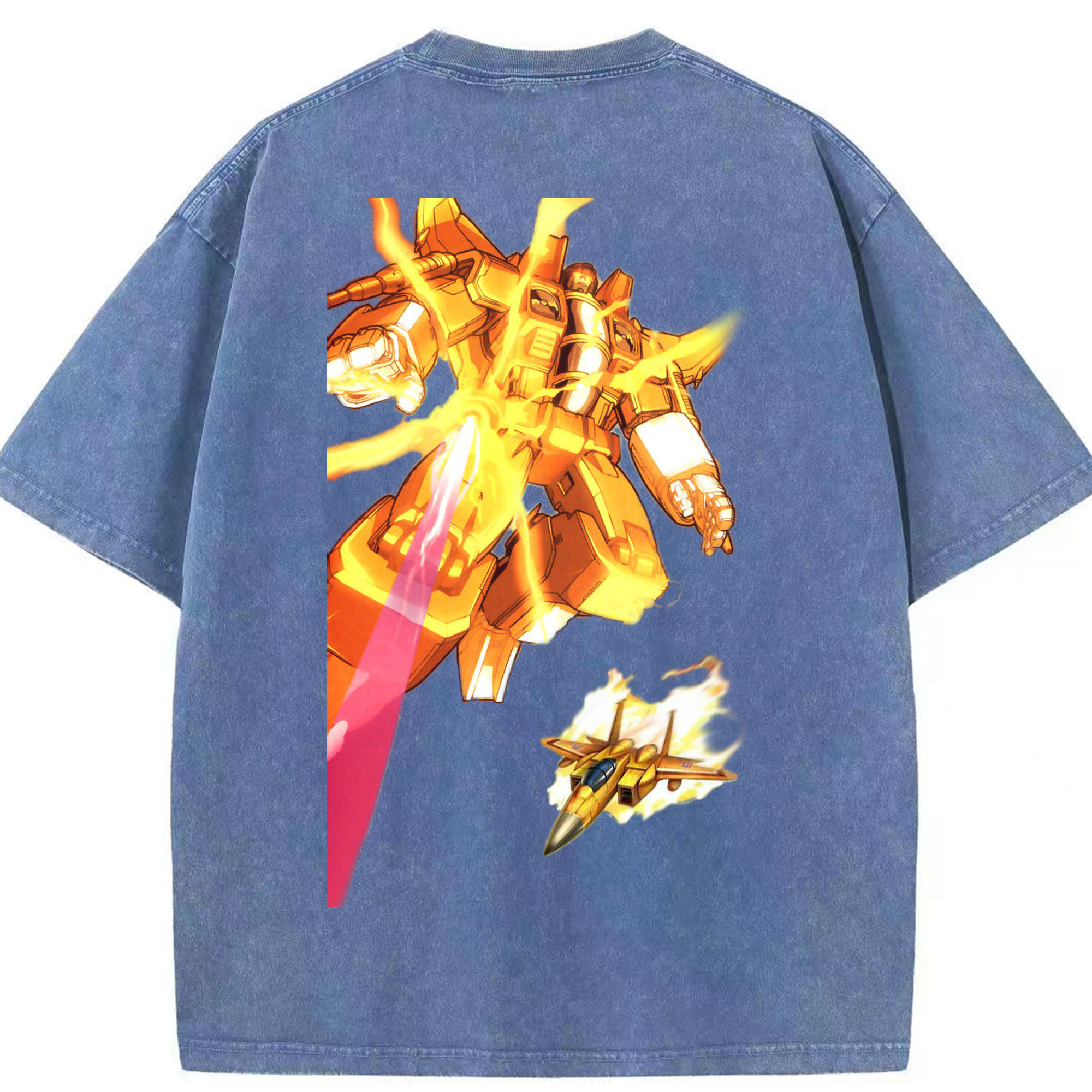 （画像用）  綿100% ヴィンテージ風 半袖Tシャツ（背面プリント）