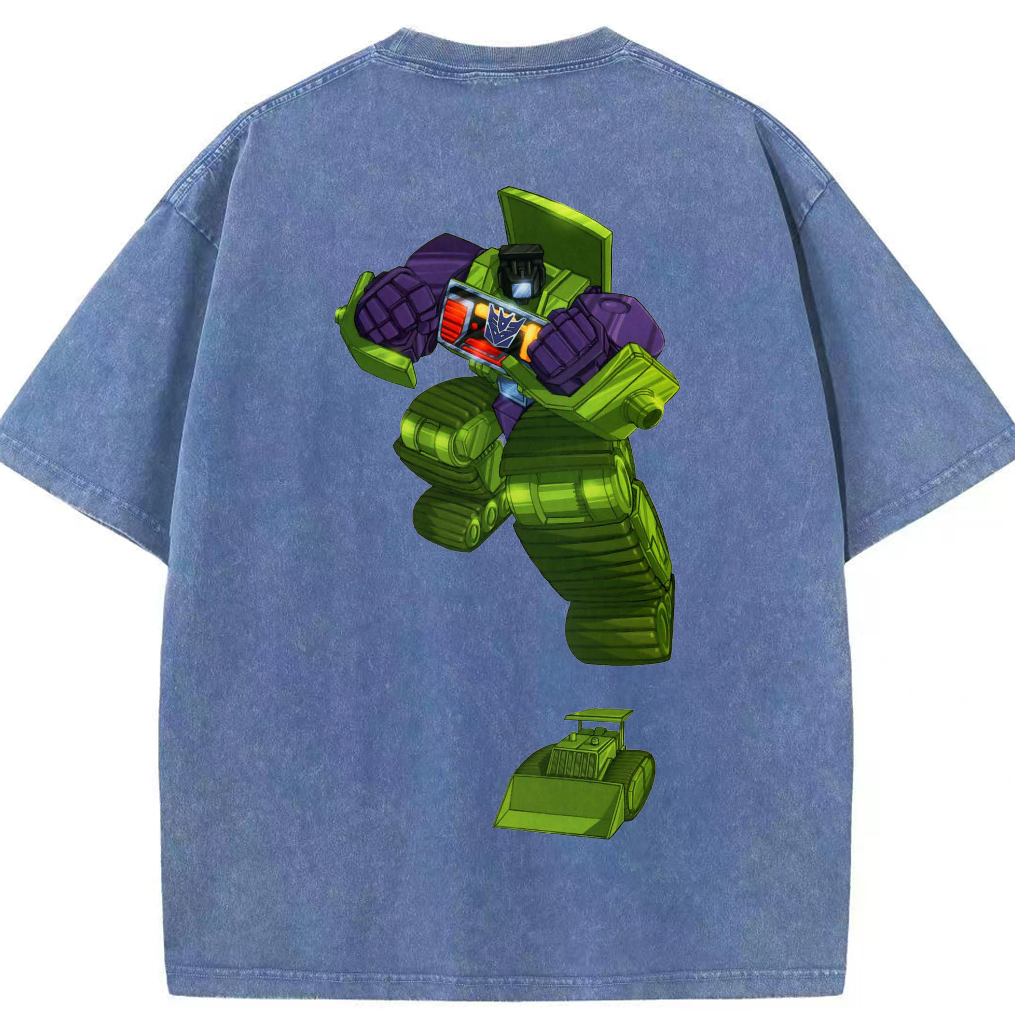 （画像用）  綿100% ヴィンテージ風 半袖Tシャツ（背面プリント）