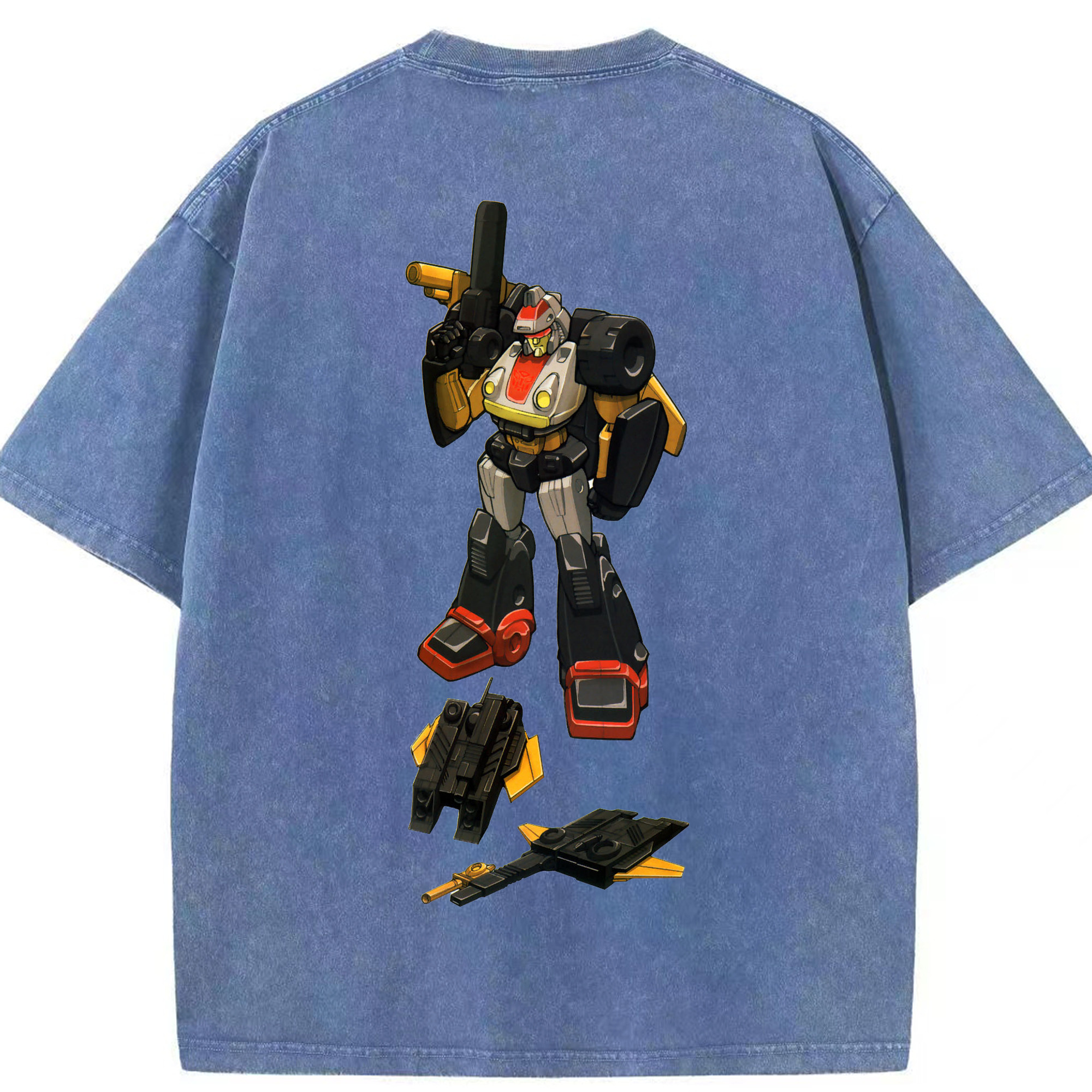 （画像用）  綿100% ヴィンテージ風 半袖Tシャツ（背面プリント）