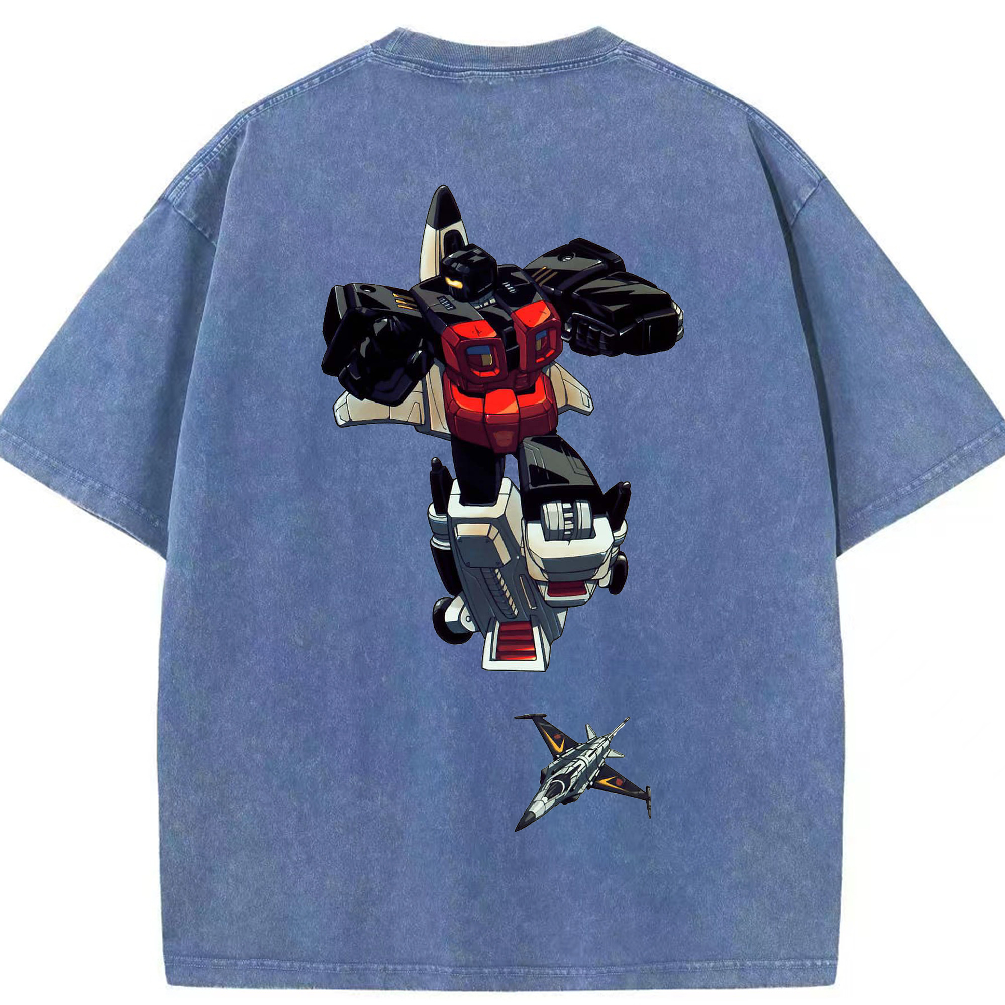 （画像用）  綿100% ヴィンテージ風 半袖Tシャツ（背面プリント）