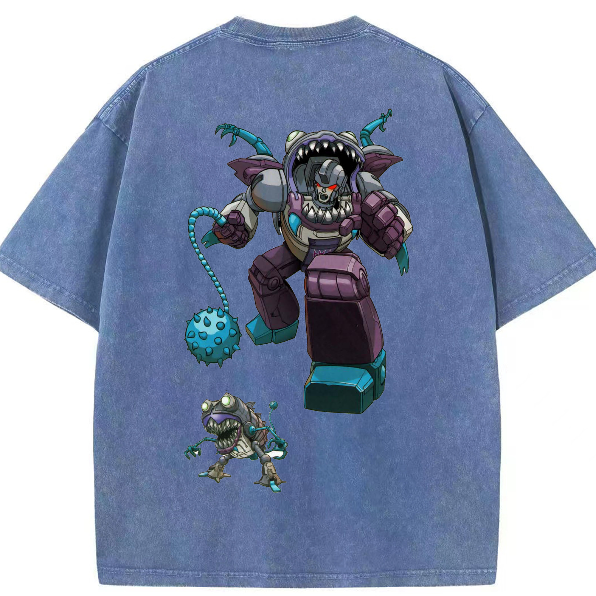 （画像用）  綿100% ヴィンテージ風 半袖Tシャツ（背面プリント）