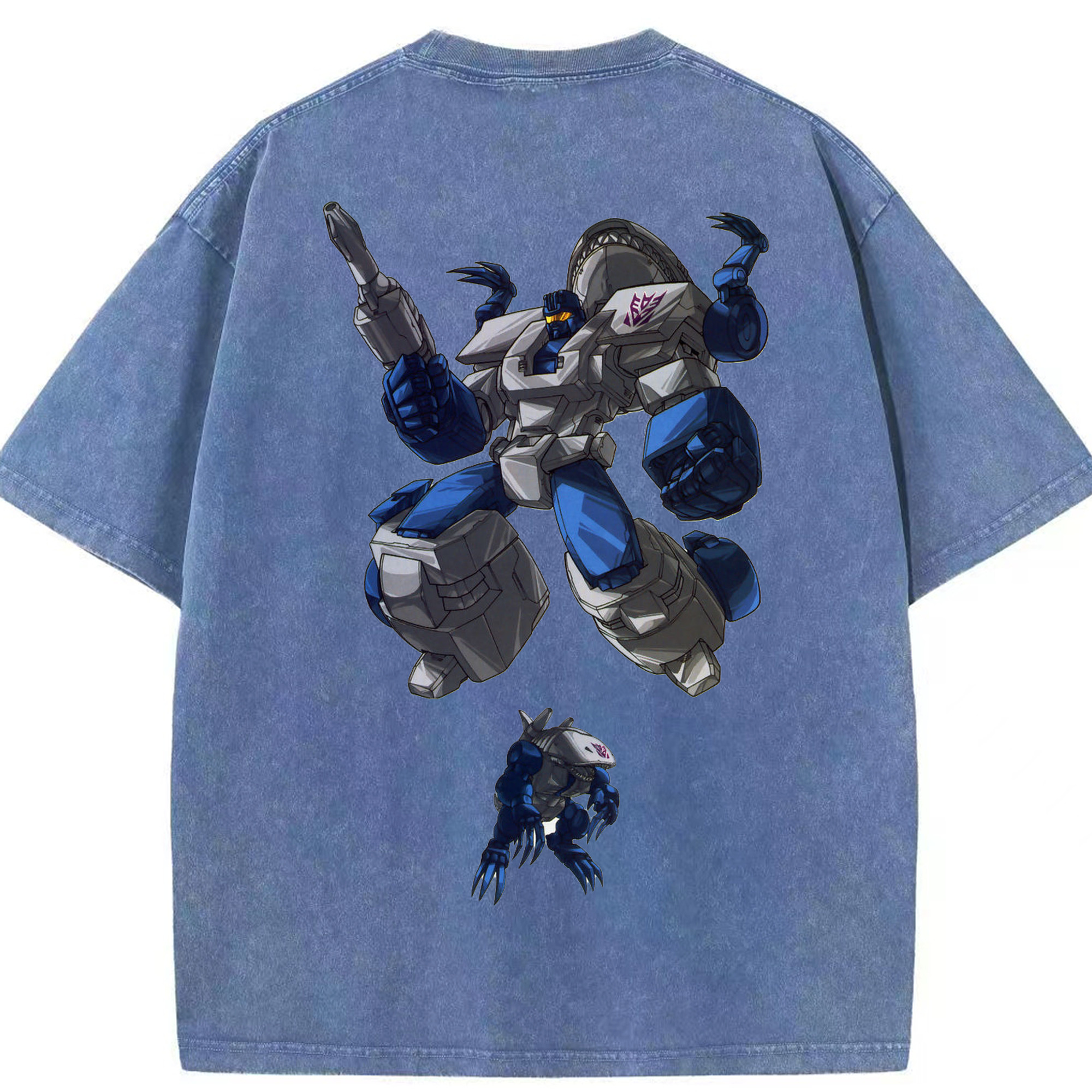 （画像用）  綿100% ヴィンテージ風 半袖Tシャツ（背面プリント）