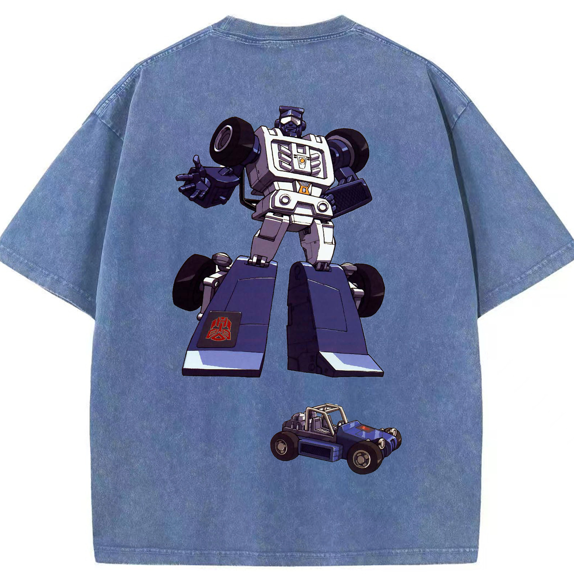 （画像用）  綿100% ヴィンテージ風 半袖Tシャツ（背面プリント）