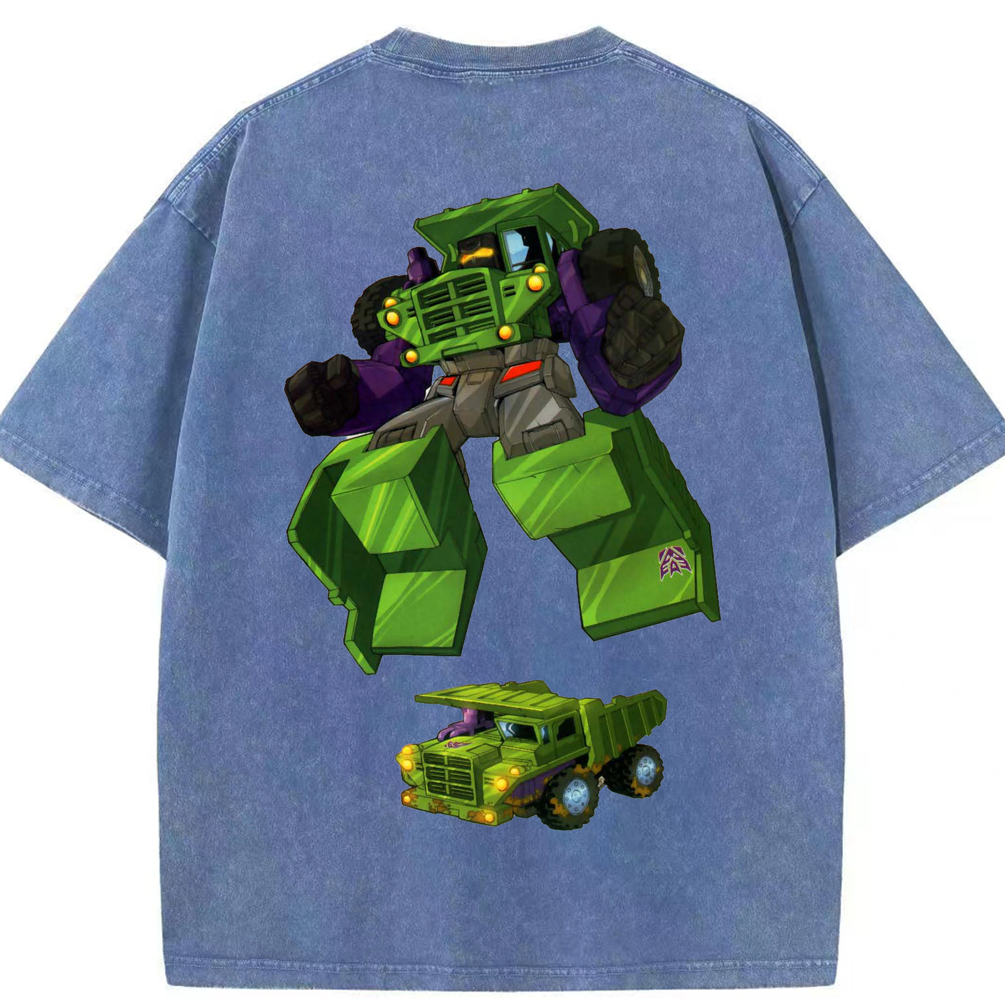 （画像用）  綿100% ヴィンテージ風 半袖Tシャツ（背面プリント）