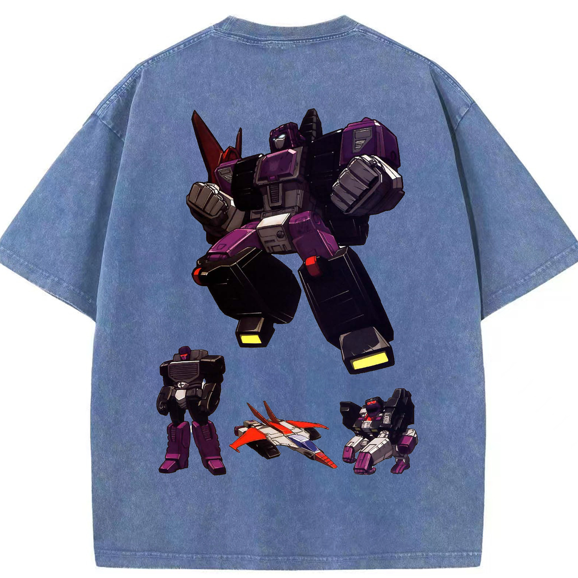 （画像用）  綿100% ヴィンテージ風 半袖Tシャツ（背面プリント）