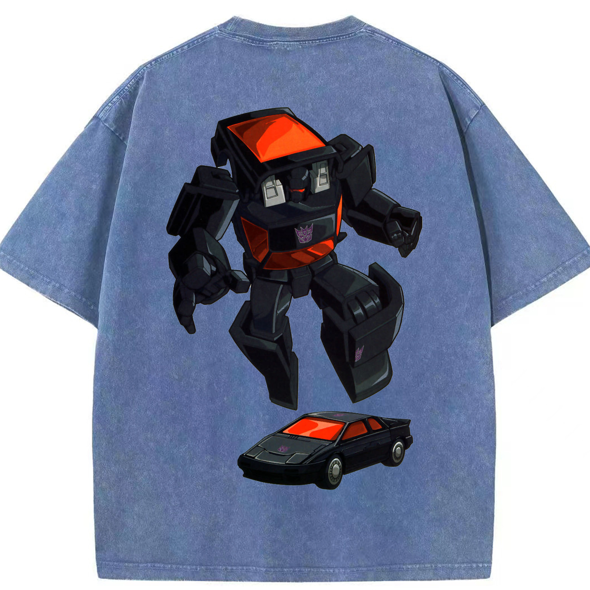 （画像用）  綿100% ヴィンテージ風 半袖Tシャツ（背面プリント）
