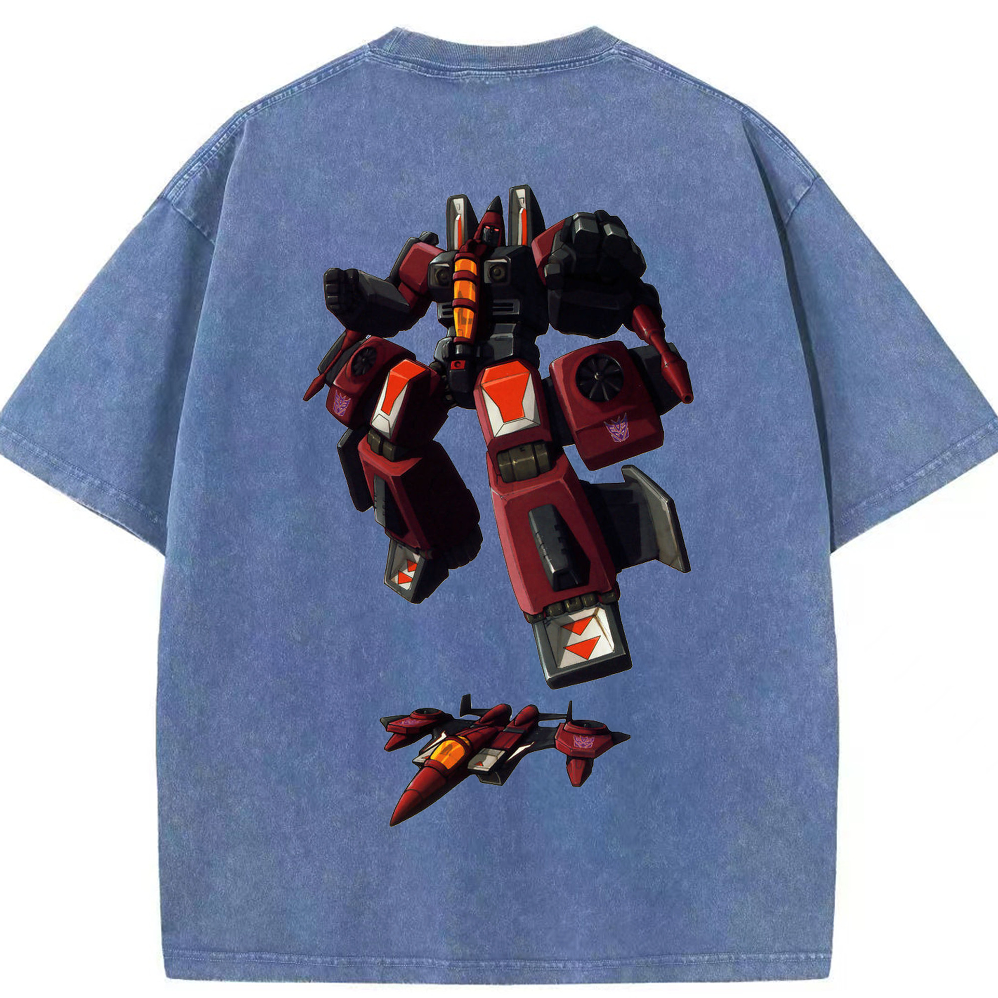 （画像用）  綿100% ヴィンテージ風 半袖Tシャツ（背面プリント）