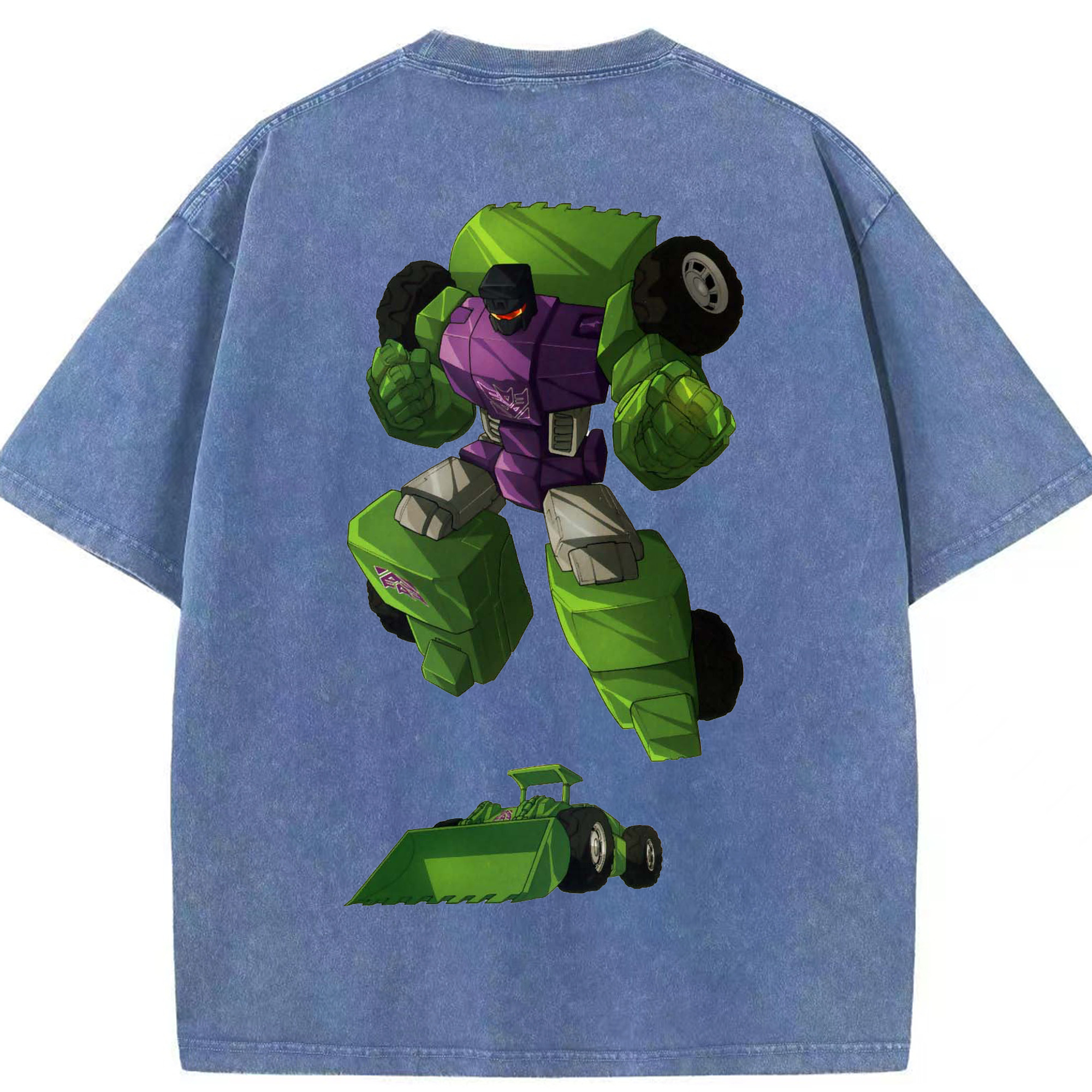（画像用）  綿100% ヴィンテージ風 半袖Tシャツ（背面プリント）