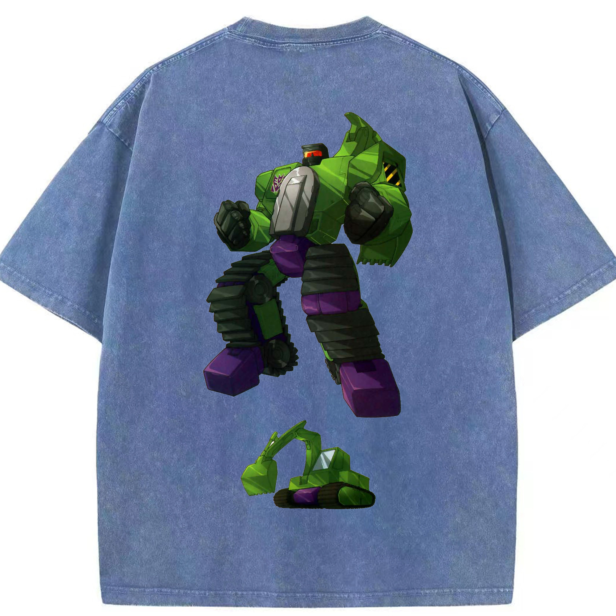 （画像用）  綿100% ヴィンテージ風 半袖Tシャツ（背面プリント）