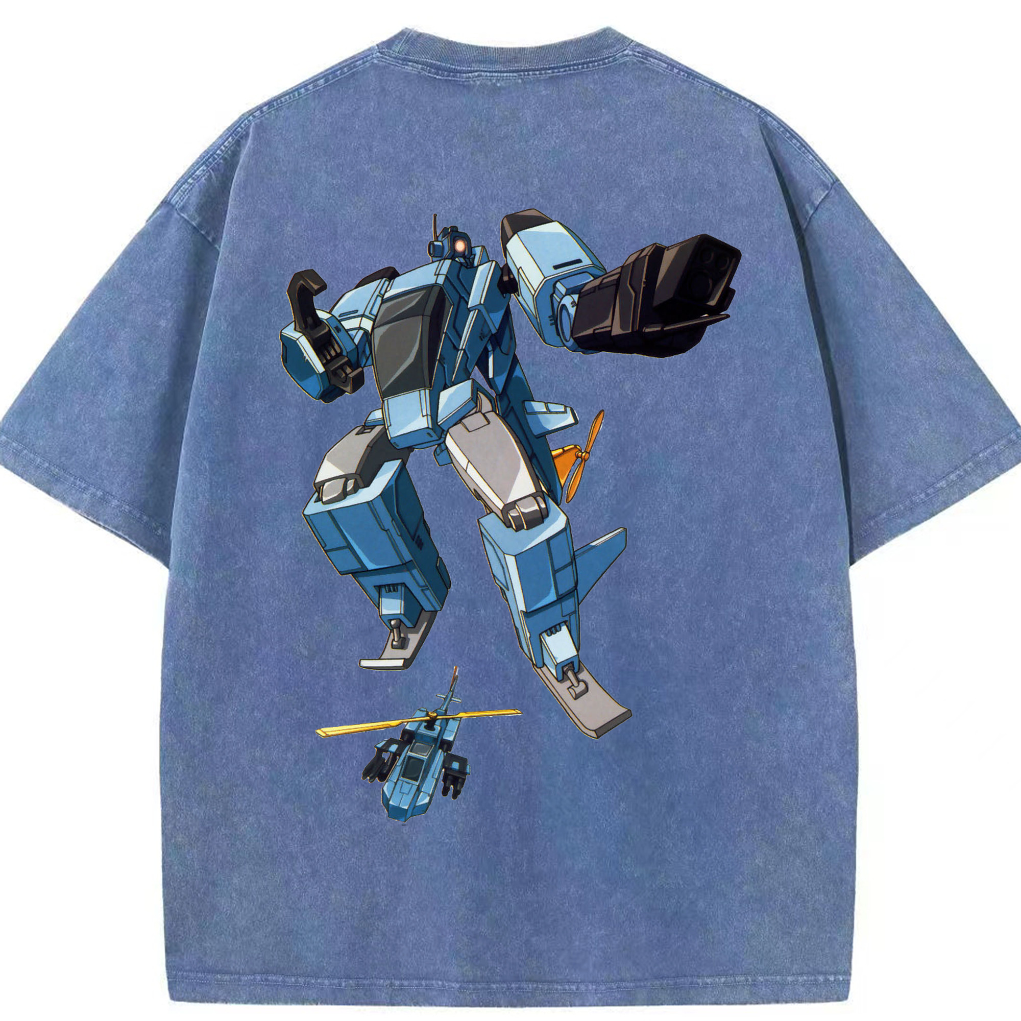 （画像用）  綿100% ヴィンテージ風 半袖Tシャツ（背面プリント）
