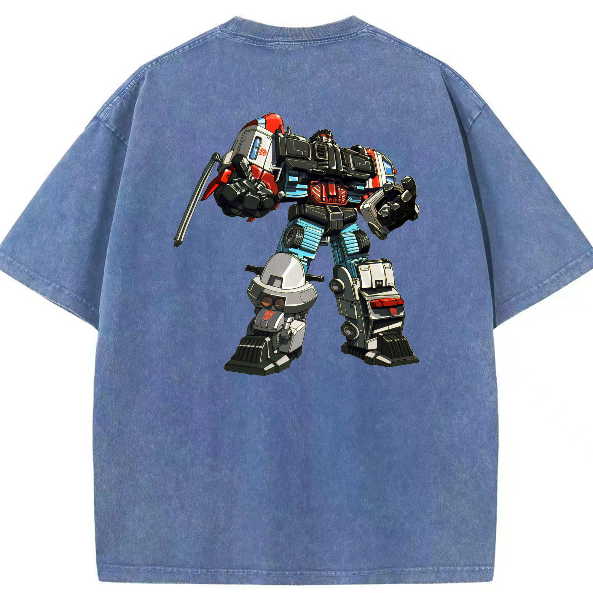 （画像用）  綿100% ヴィンテージ風 半袖Tシャツ（背面プリント）