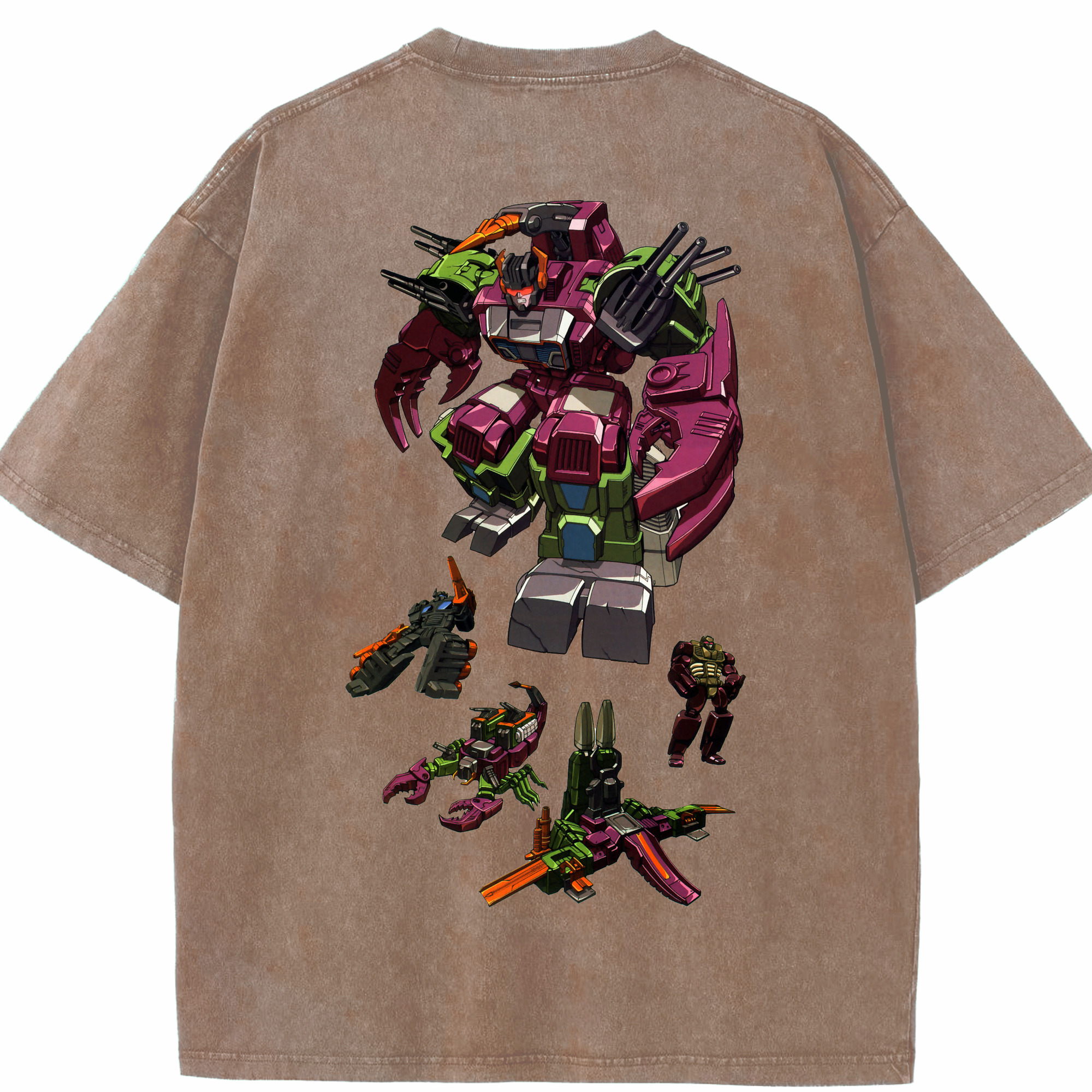 （画像用）  綿100% ヴィンテージ風 半袖Tシャツ（背面プリント）
