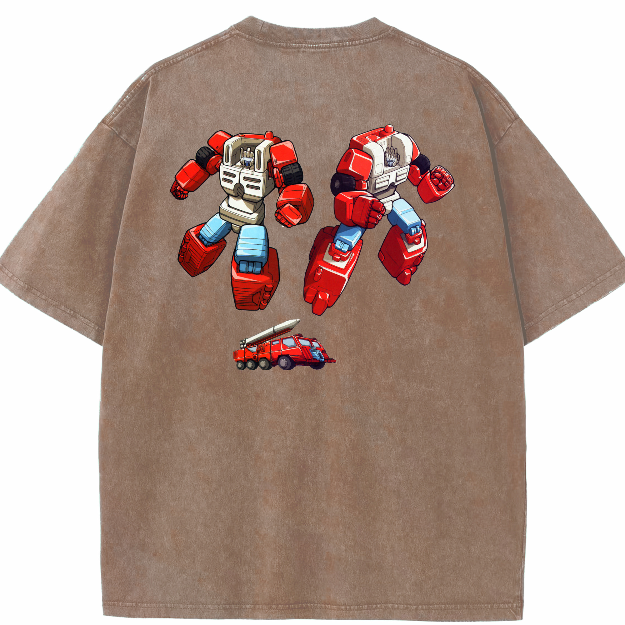 （画像用）  綿100% ヴィンテージ風 半袖Tシャツ（背面プリント）