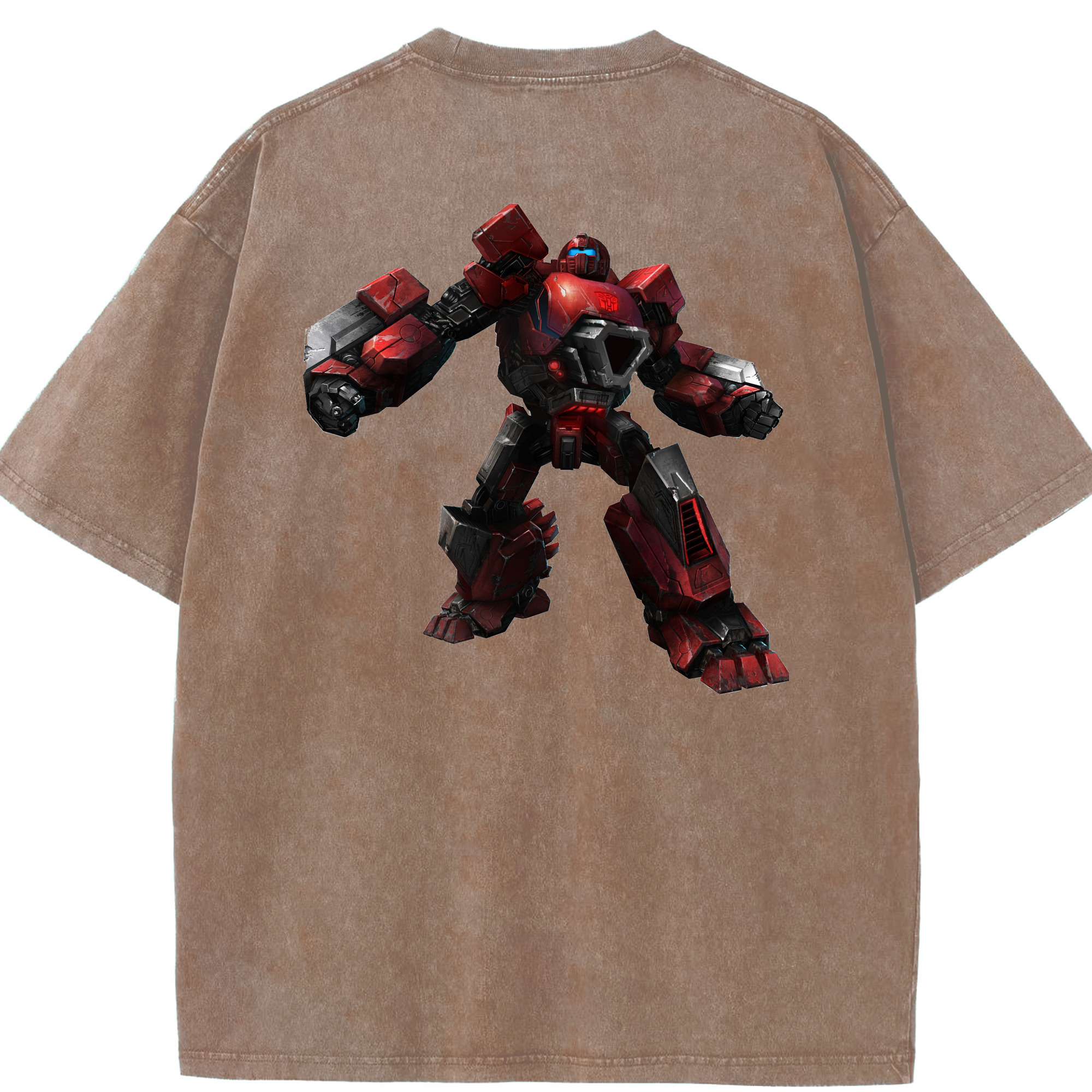 （画像用）  綿100% ヴィンテージ風 半袖Tシャツ（背面プリント）