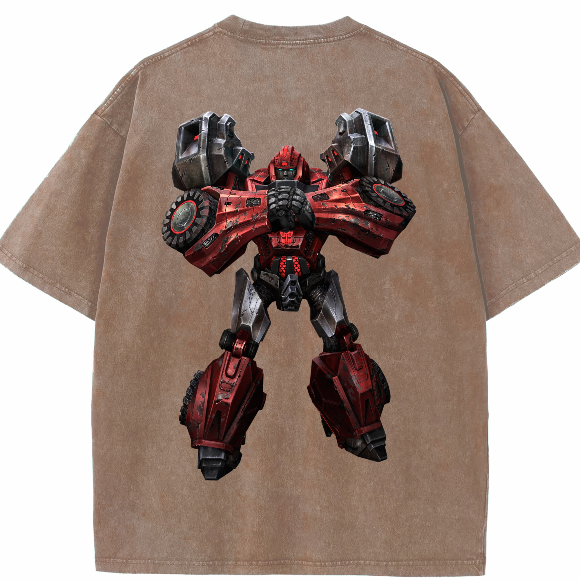 （画像用）  綿100% ヴィンテージ風 半袖Tシャツ（背面プリント）