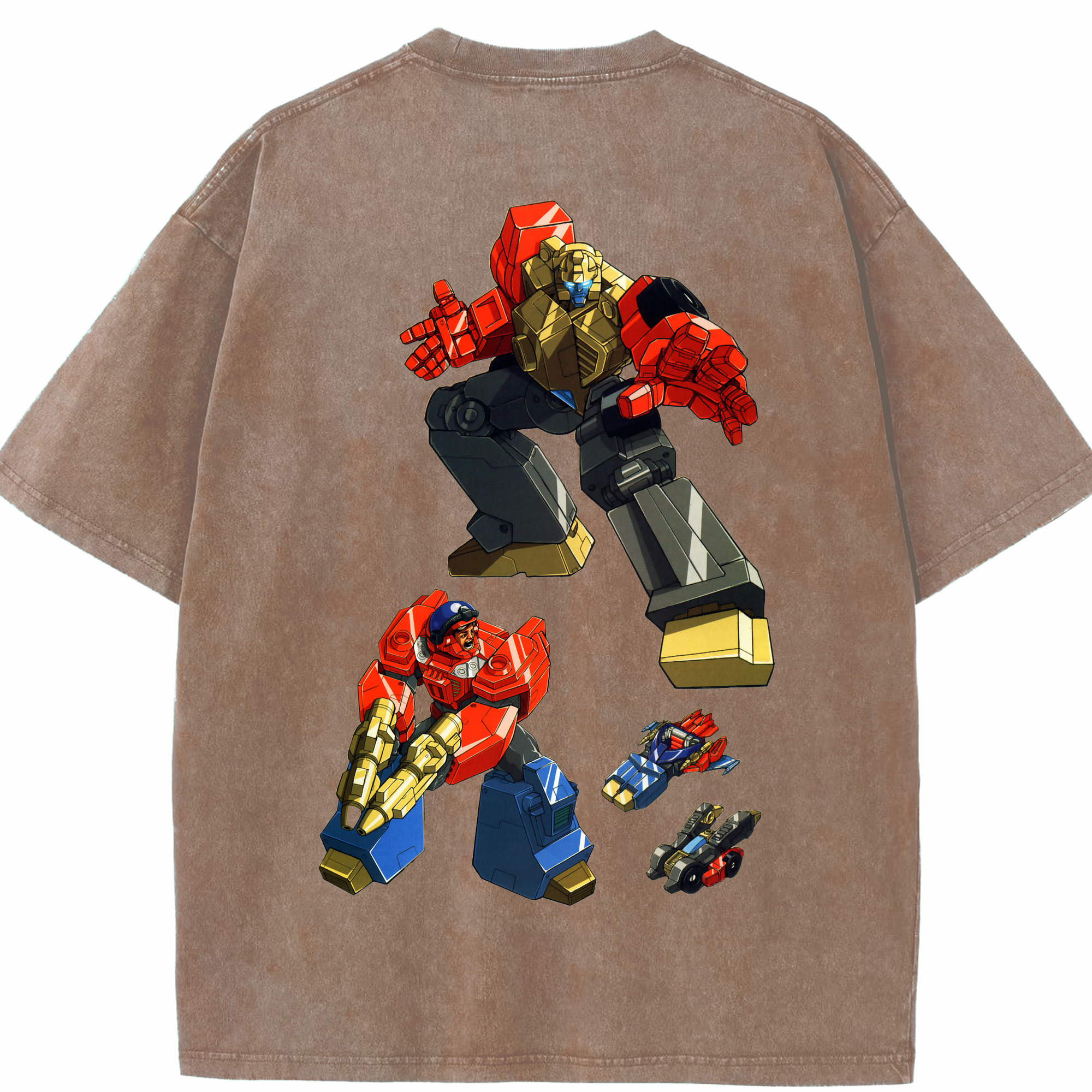 （画像用）  綿100% ヴィンテージ風 半袖Tシャツ（背面プリント）