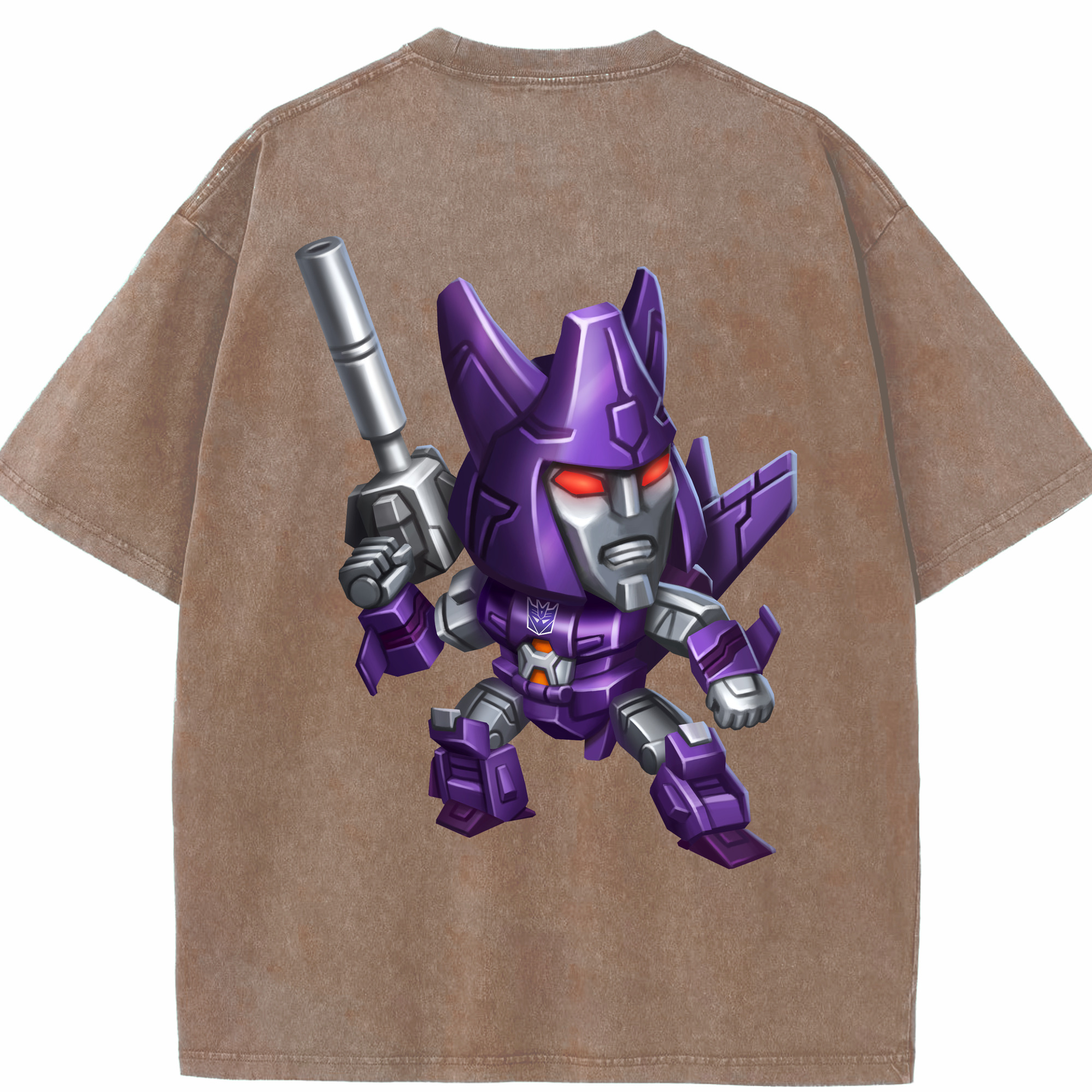 （画像用）  綿100% ヴィンテージ風 半袖Tシャツ（背面プリント）