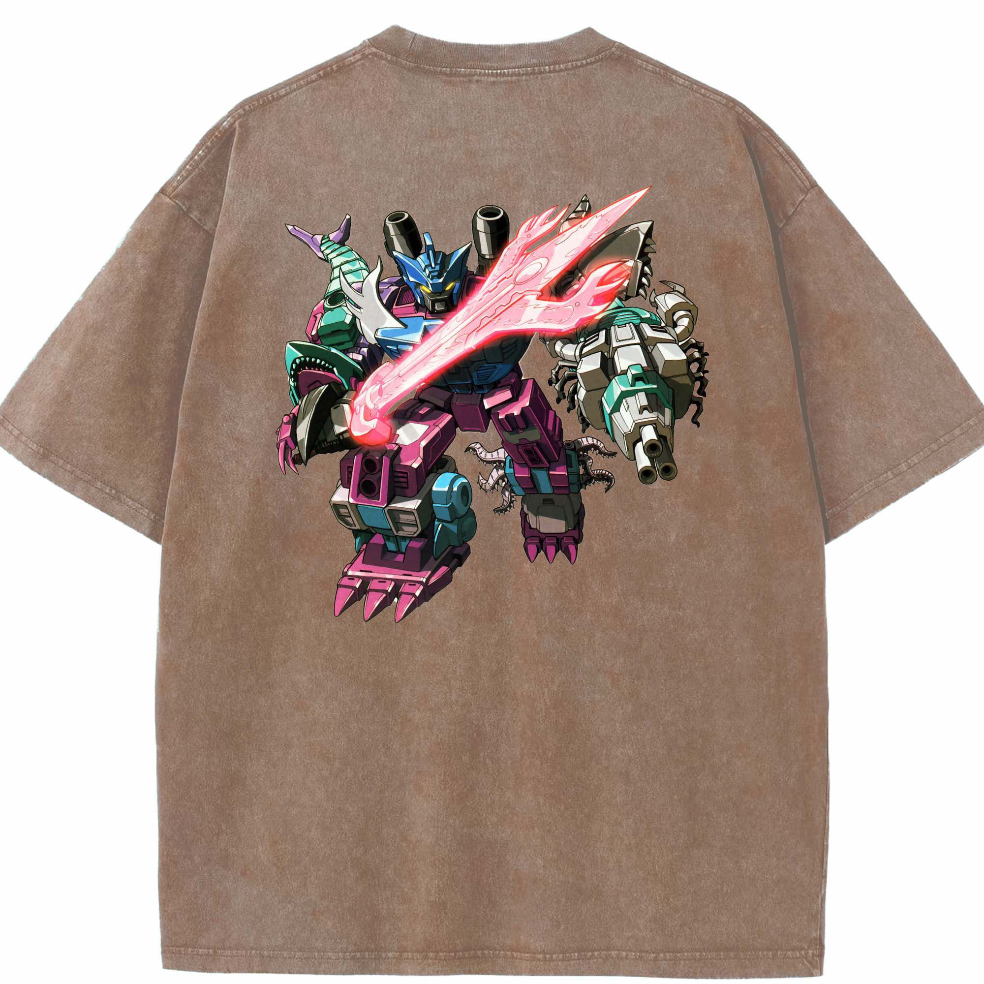 （画像用）  綿100% ヴィンテージ風 半袖Tシャツ（背面プリント）