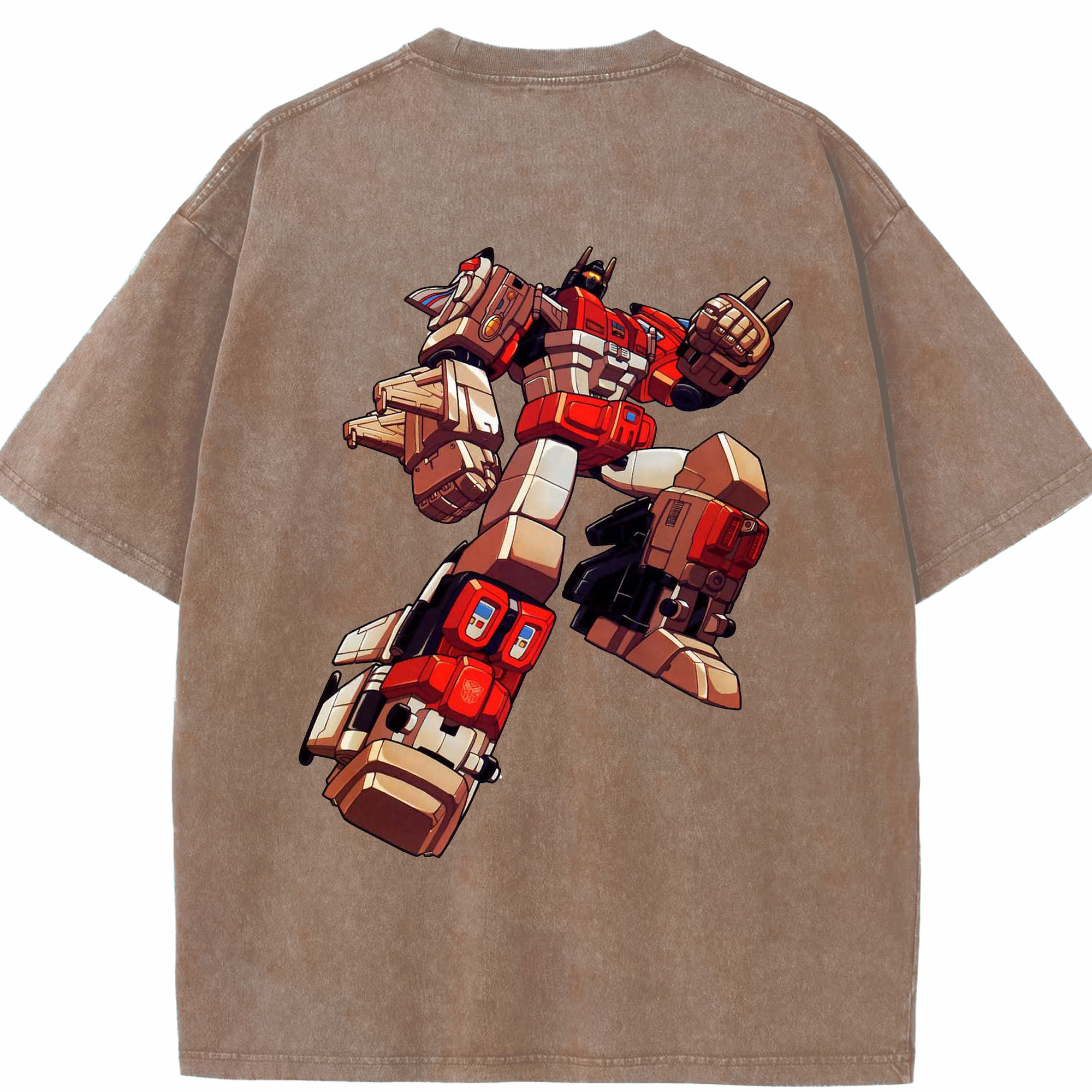 （画像用）  綿100% ヴィンテージ風 半袖Tシャツ（背面プリント）