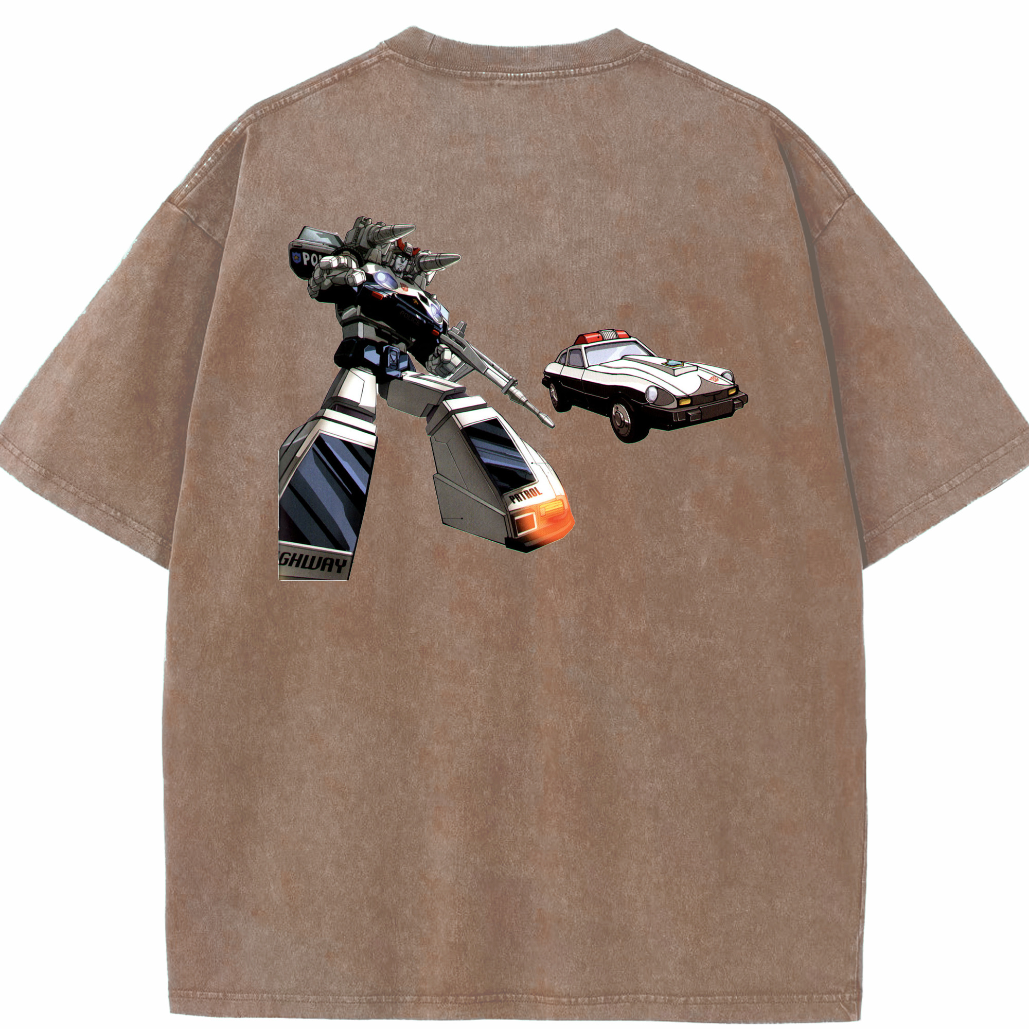 （画像用）  綿100% ヴィンテージ風 半袖Tシャツ（背面プリント）