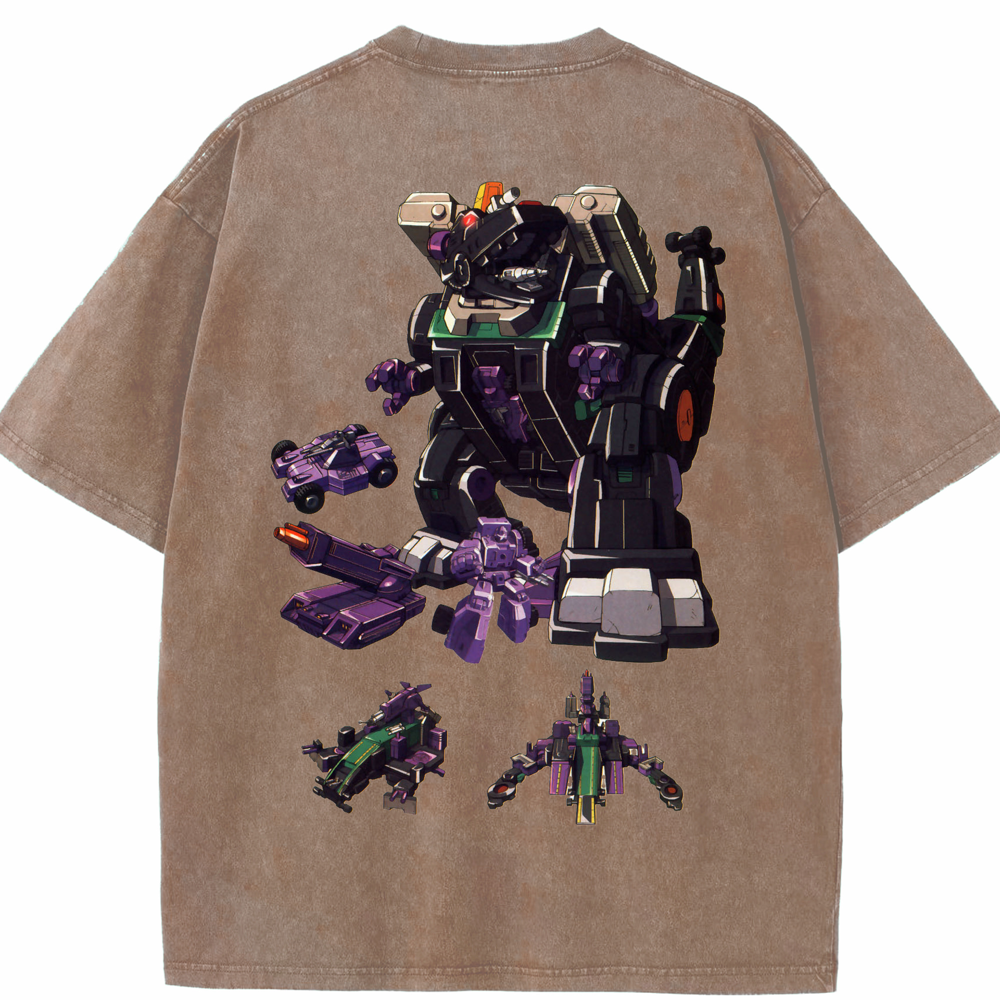 （画像用）  綿100% ヴィンテージ風 半袖Tシャツ（背面プリント）