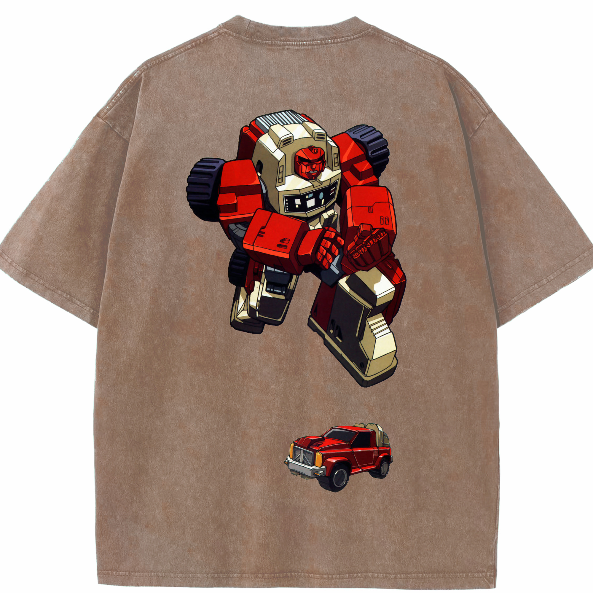 （画像用）  綿100% ヴィンテージ風 半袖Tシャツ（背面プリント）