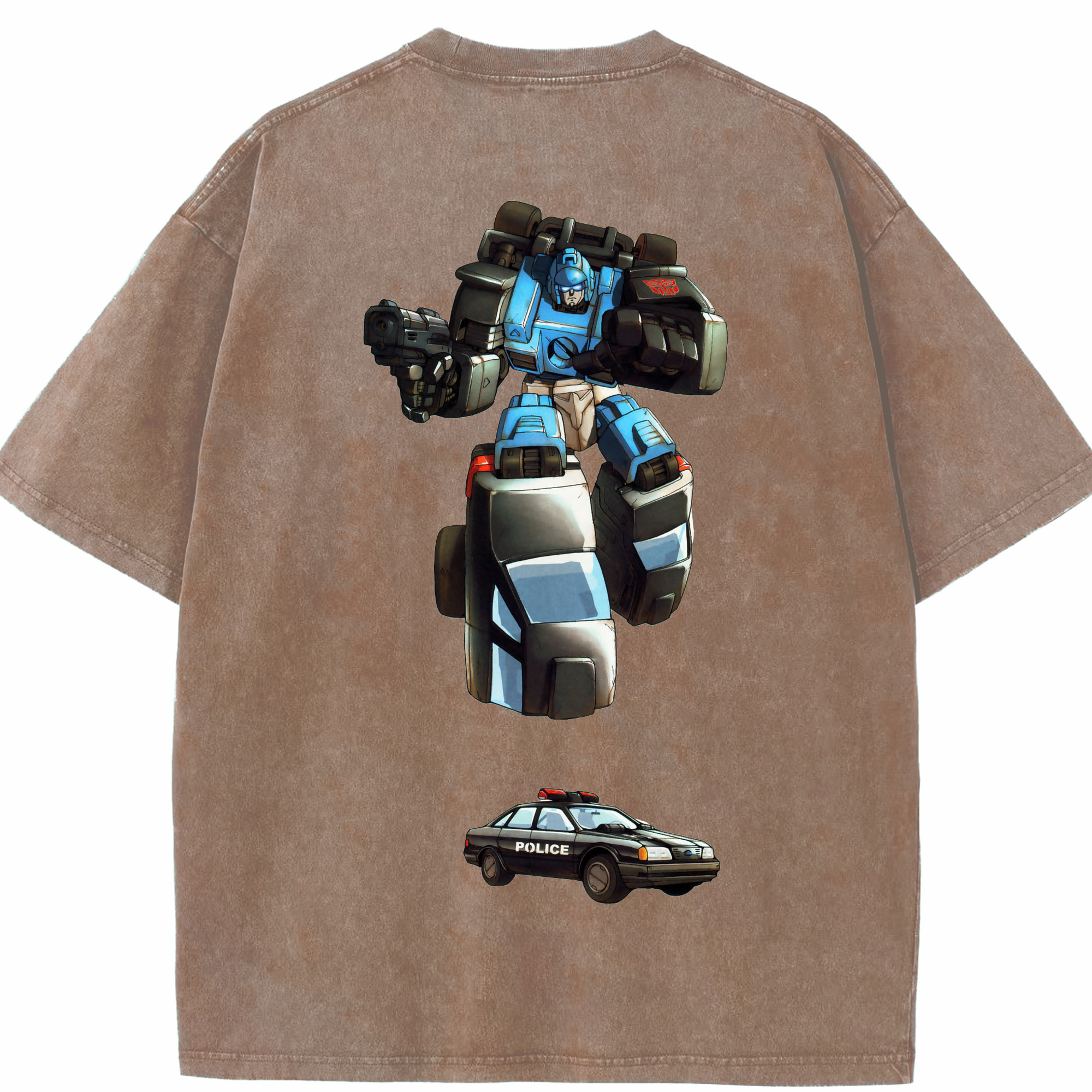 （画像用）  綿100% ヴィンテージ風 半袖Tシャツ（背面プリント）