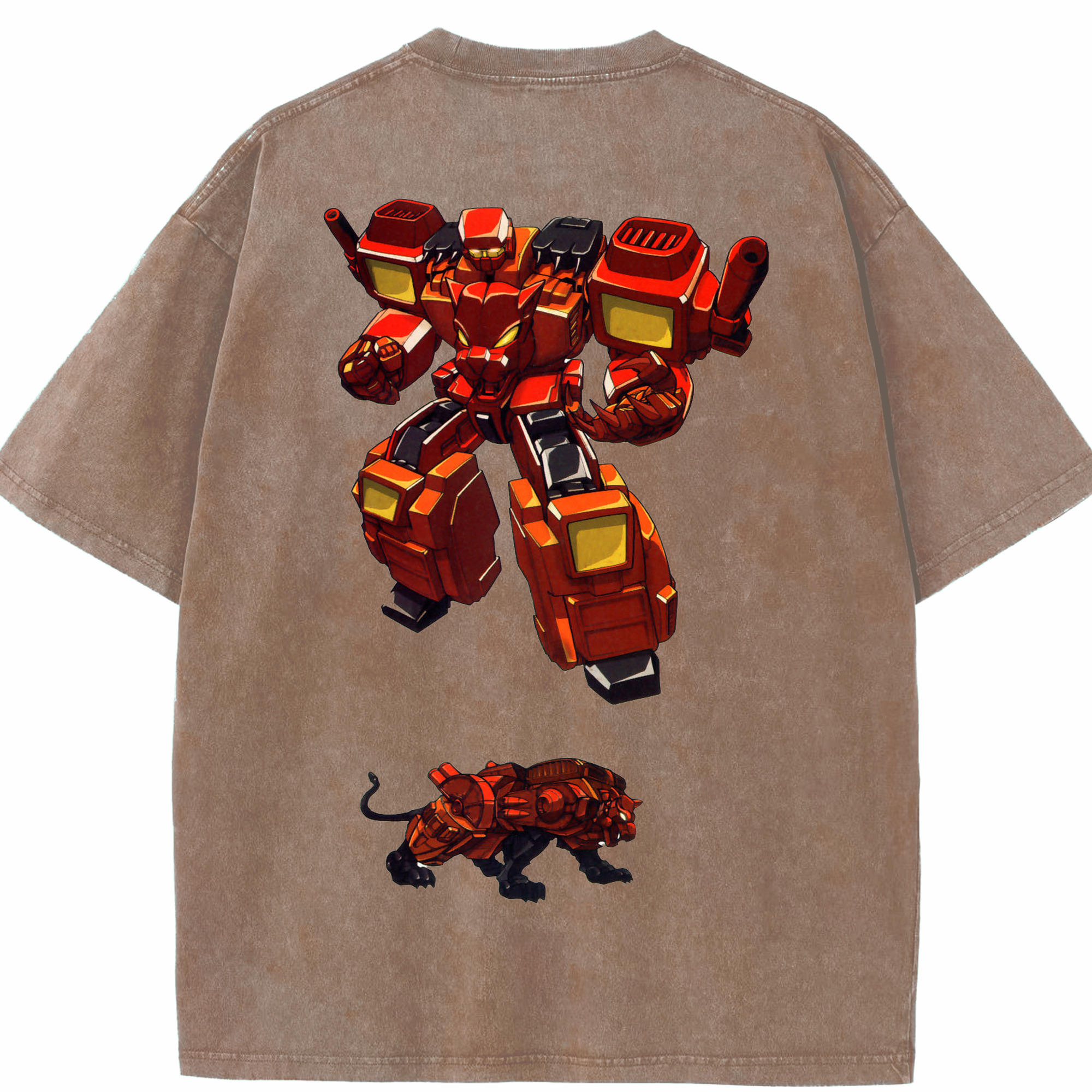 （画像用）  綿100% ヴィンテージ風 半袖Tシャツ（背面プリント）