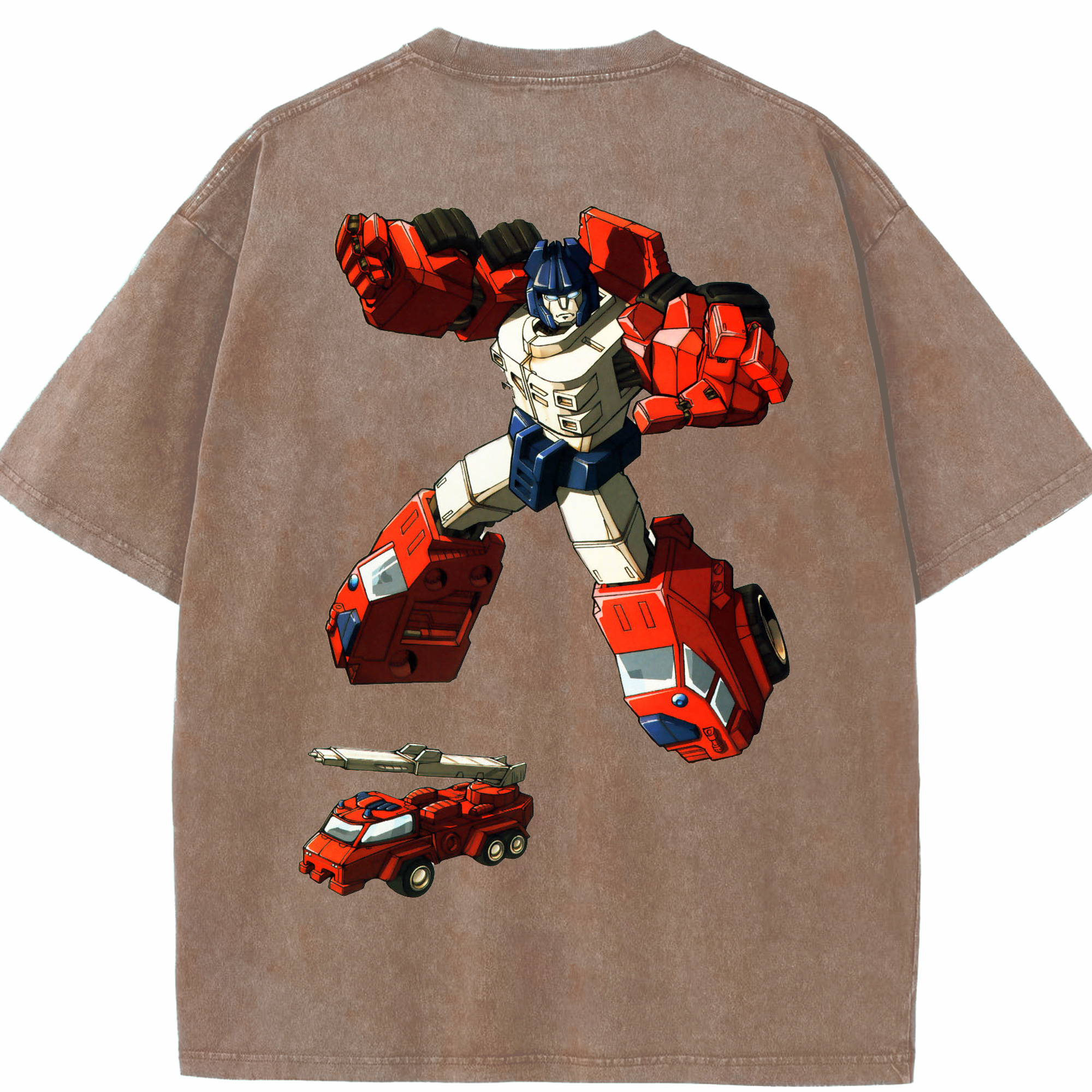 （画像用）  綿100% ヴィンテージ風 半袖Tシャツ（背面プリント）