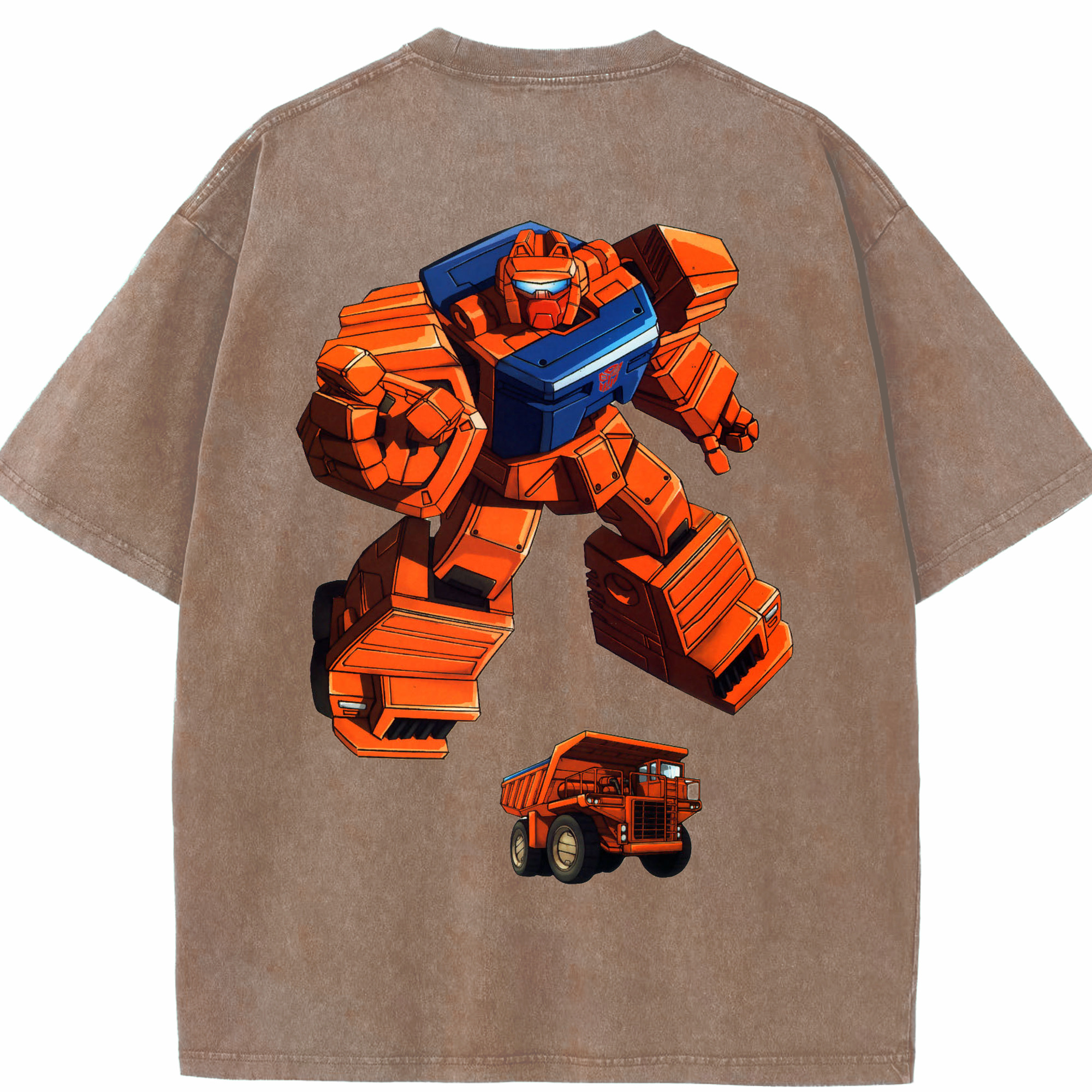 （画像用）  綿100% ヴィンテージ風 半袖Tシャツ（背面プリント）