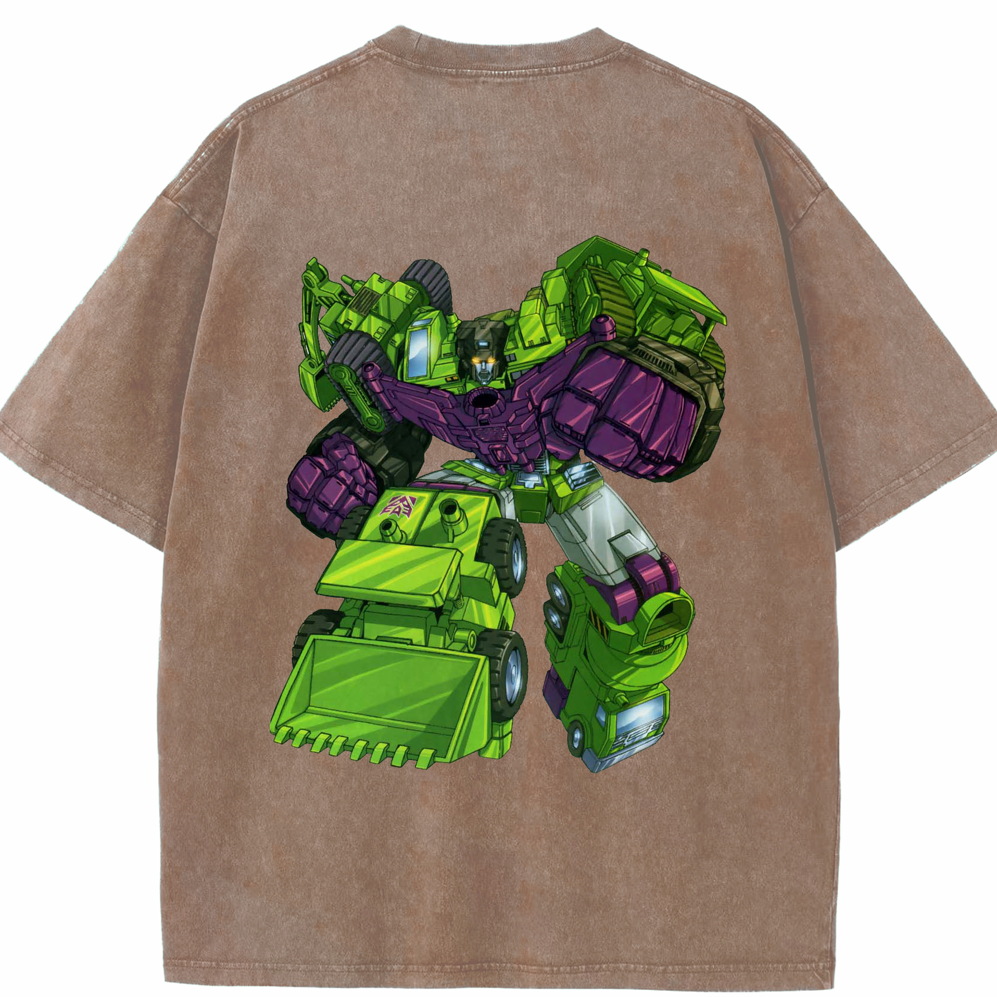 （画像用）  綿100% ヴィンテージ風 半袖Tシャツ（背面プリント）