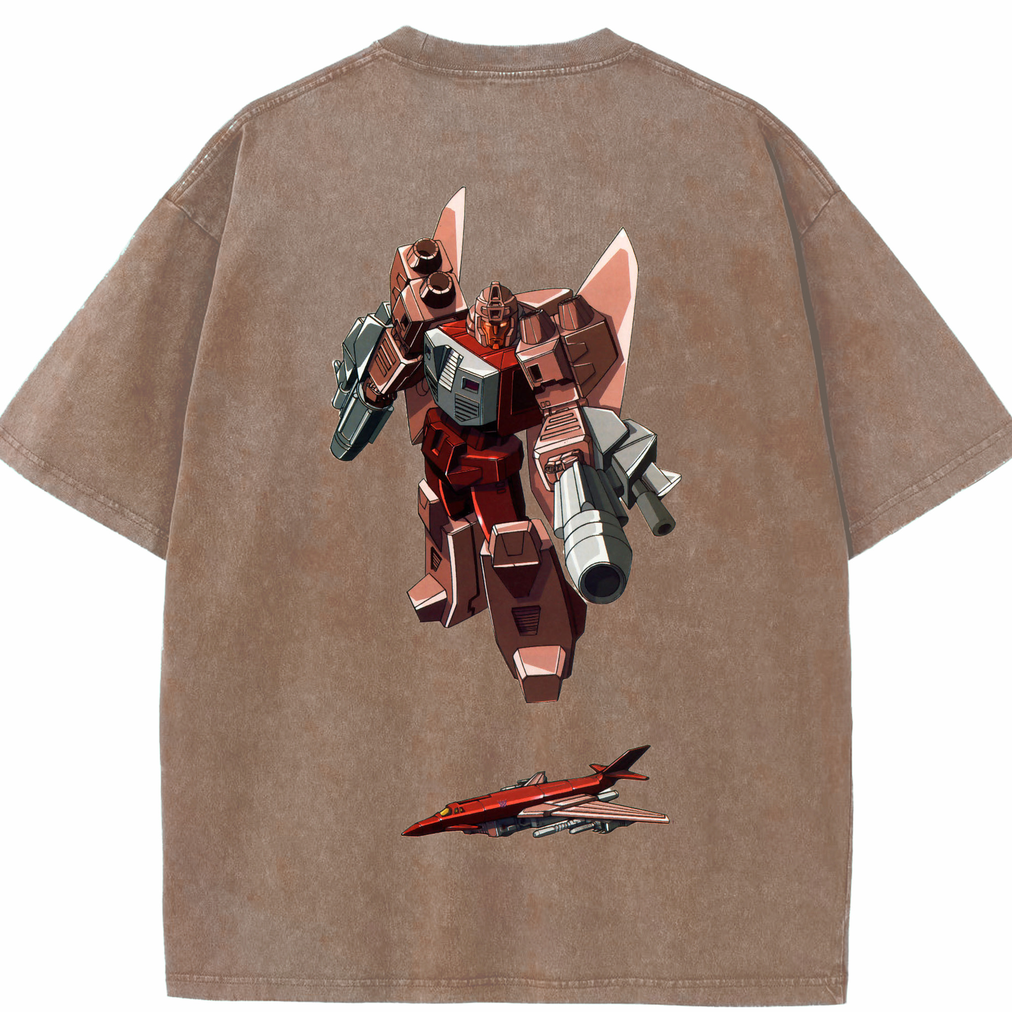 （画像用）  綿100% ヴィンテージ風 半袖Tシャツ（背面プリント）