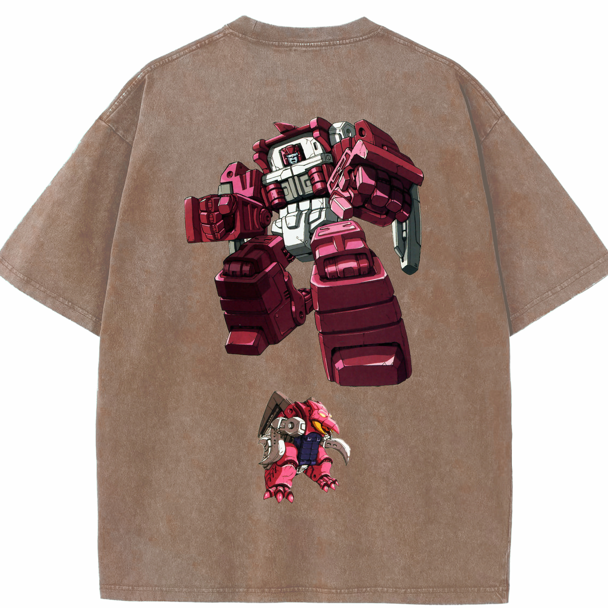 （画像用）  綿100% ヴィンテージ風 半袖Tシャツ（背面プリント）