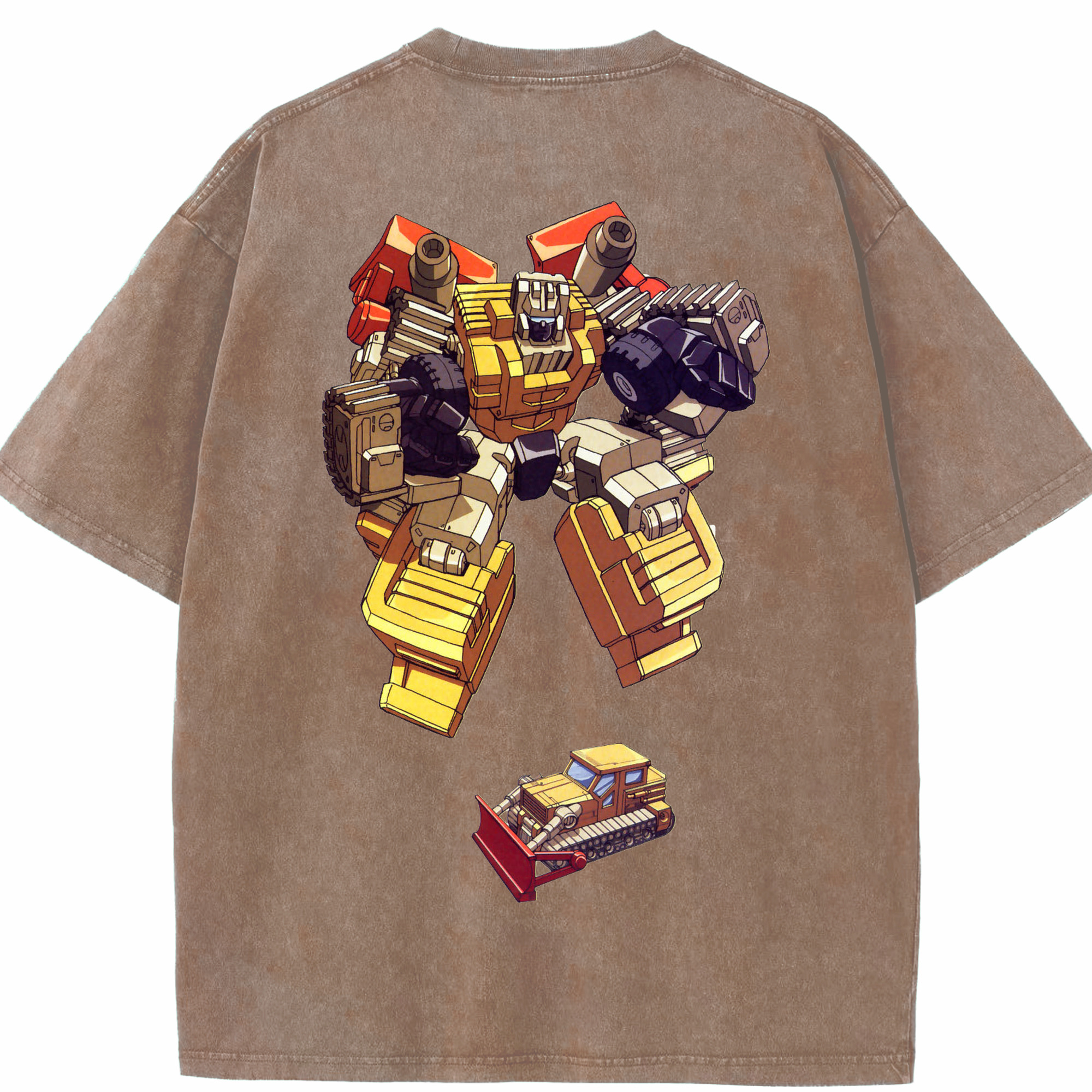 （画像用）  綿100% ヴィンテージ風 半袖Tシャツ（背面プリント）