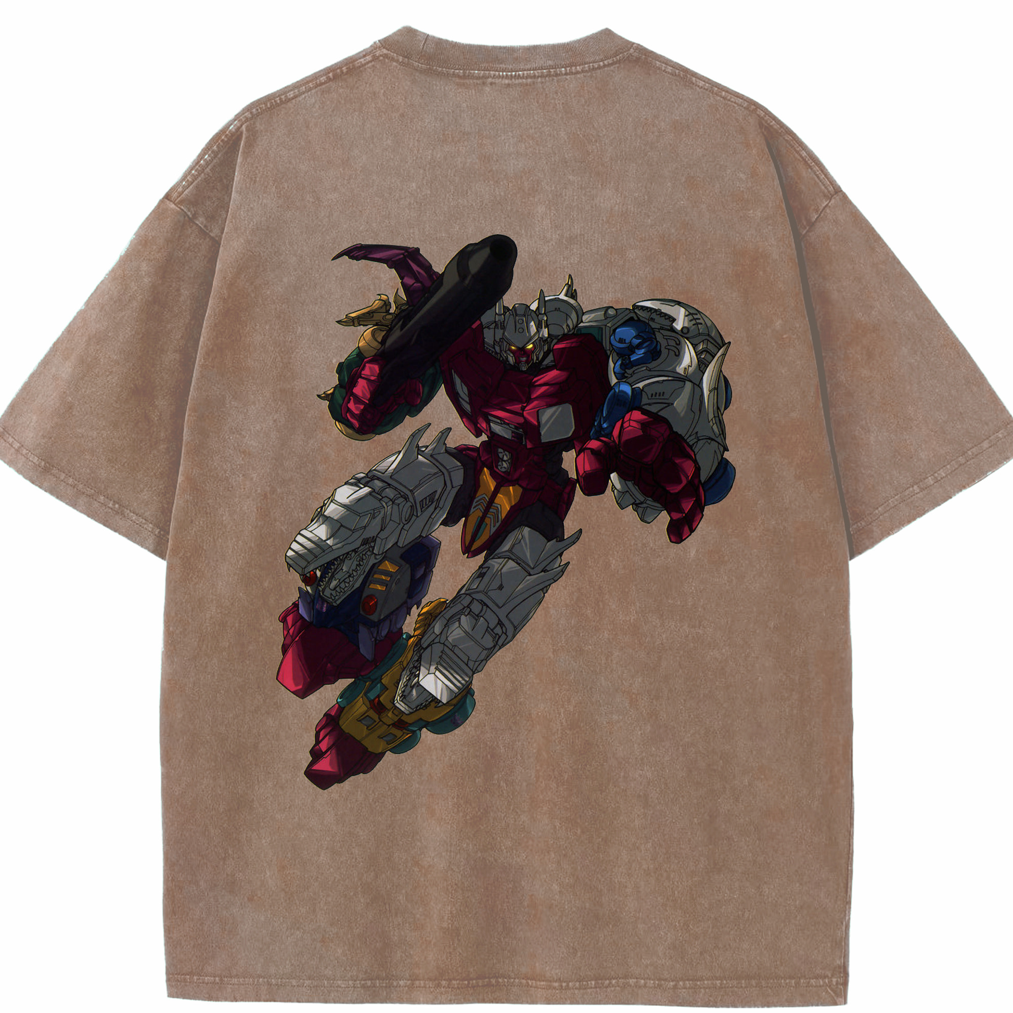 （画像用）  綿100% ヴィンテージ風 半袖Tシャツ（背面プリント）