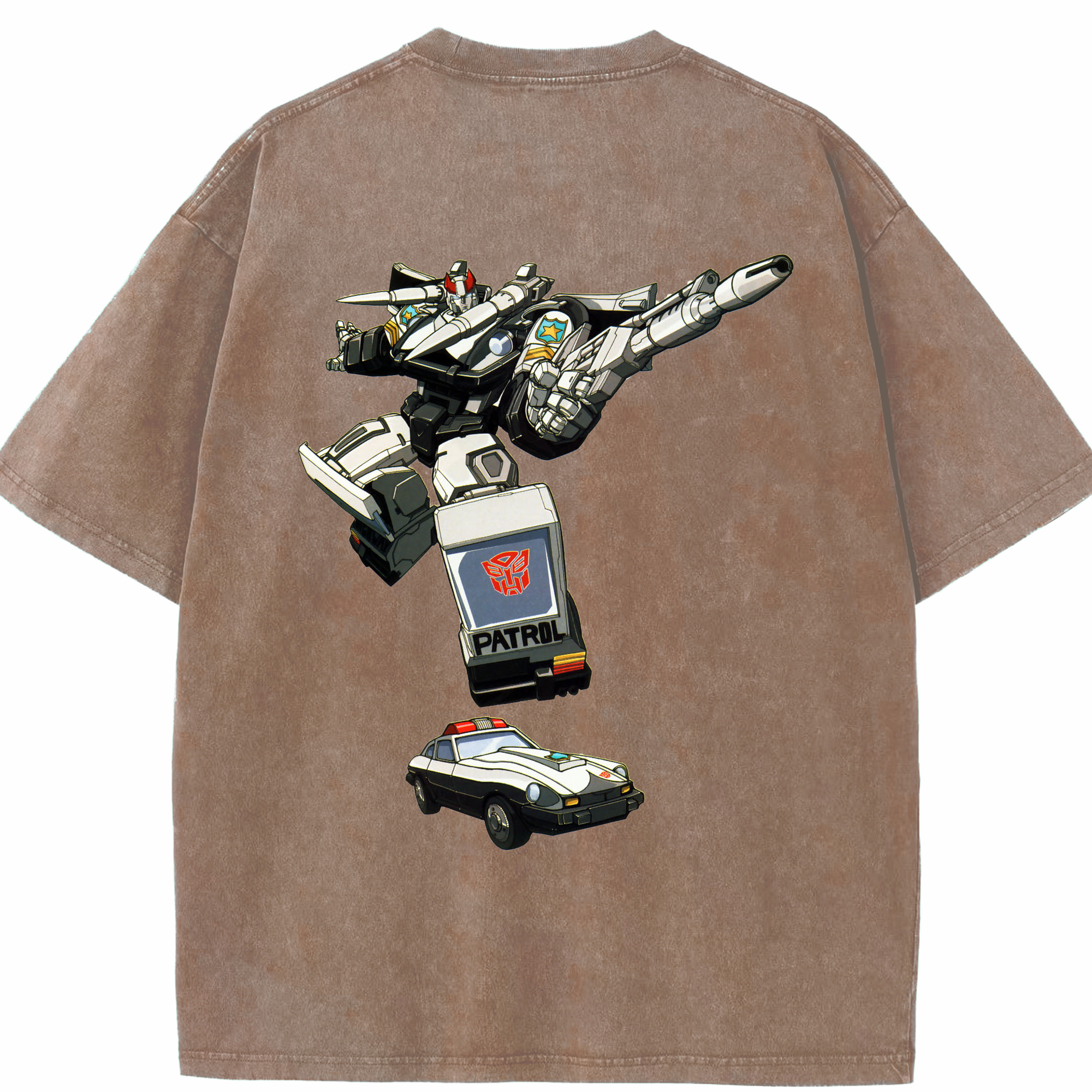（画像用）  綿100% ヴィンテージ風 半袖Tシャツ（背面プリント）