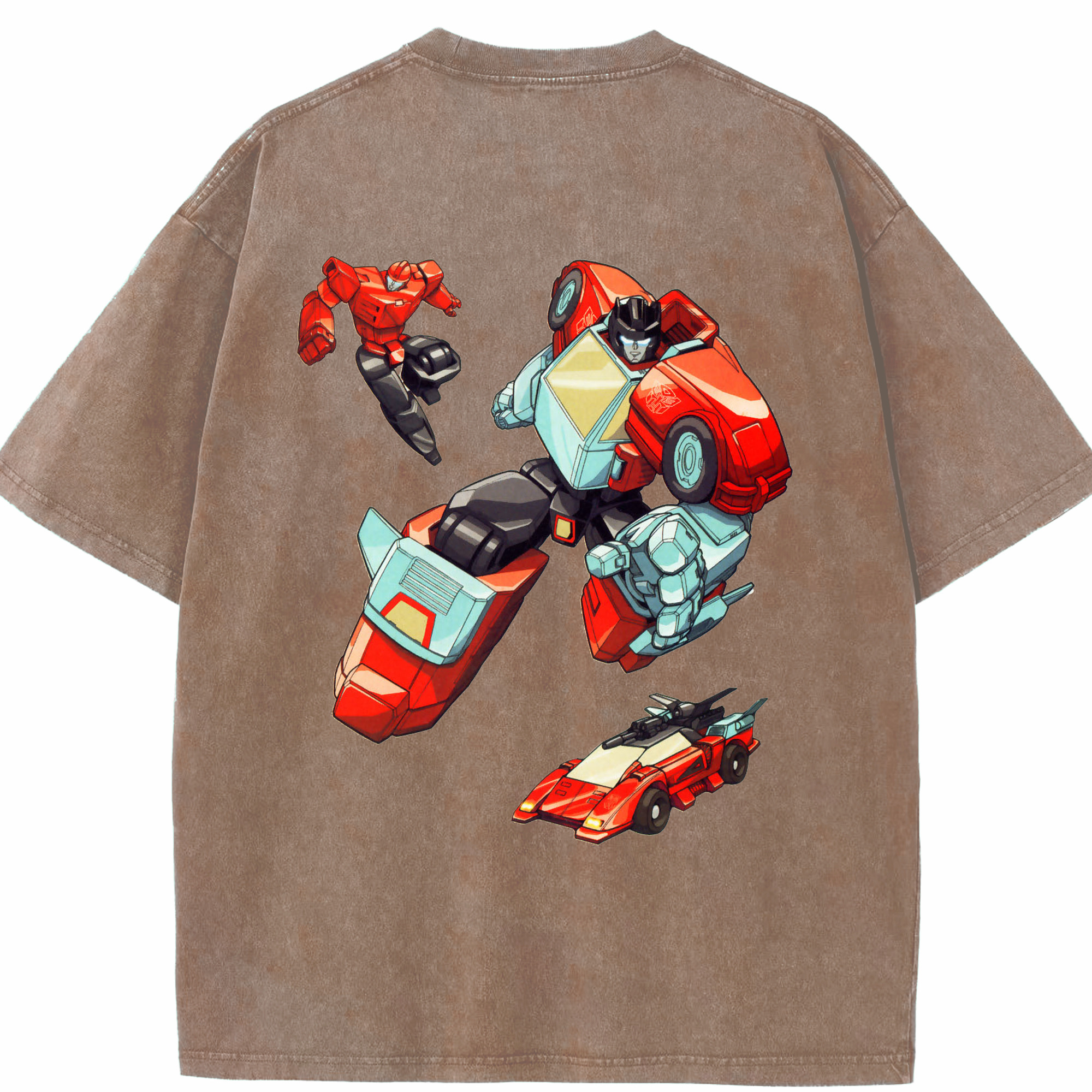 （画像用）  綿100% ヴィンテージ風 半袖Tシャツ（背面プリント）