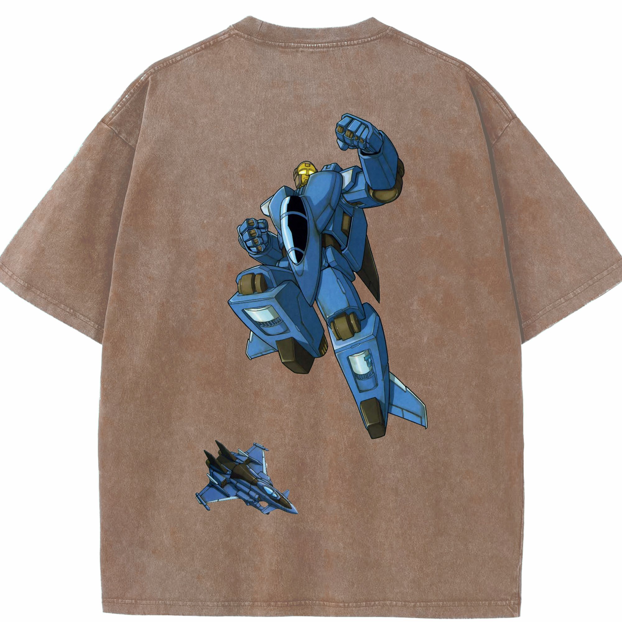 （画像用）  綿100% ヴィンテージ風 半袖Tシャツ（背面プリント）